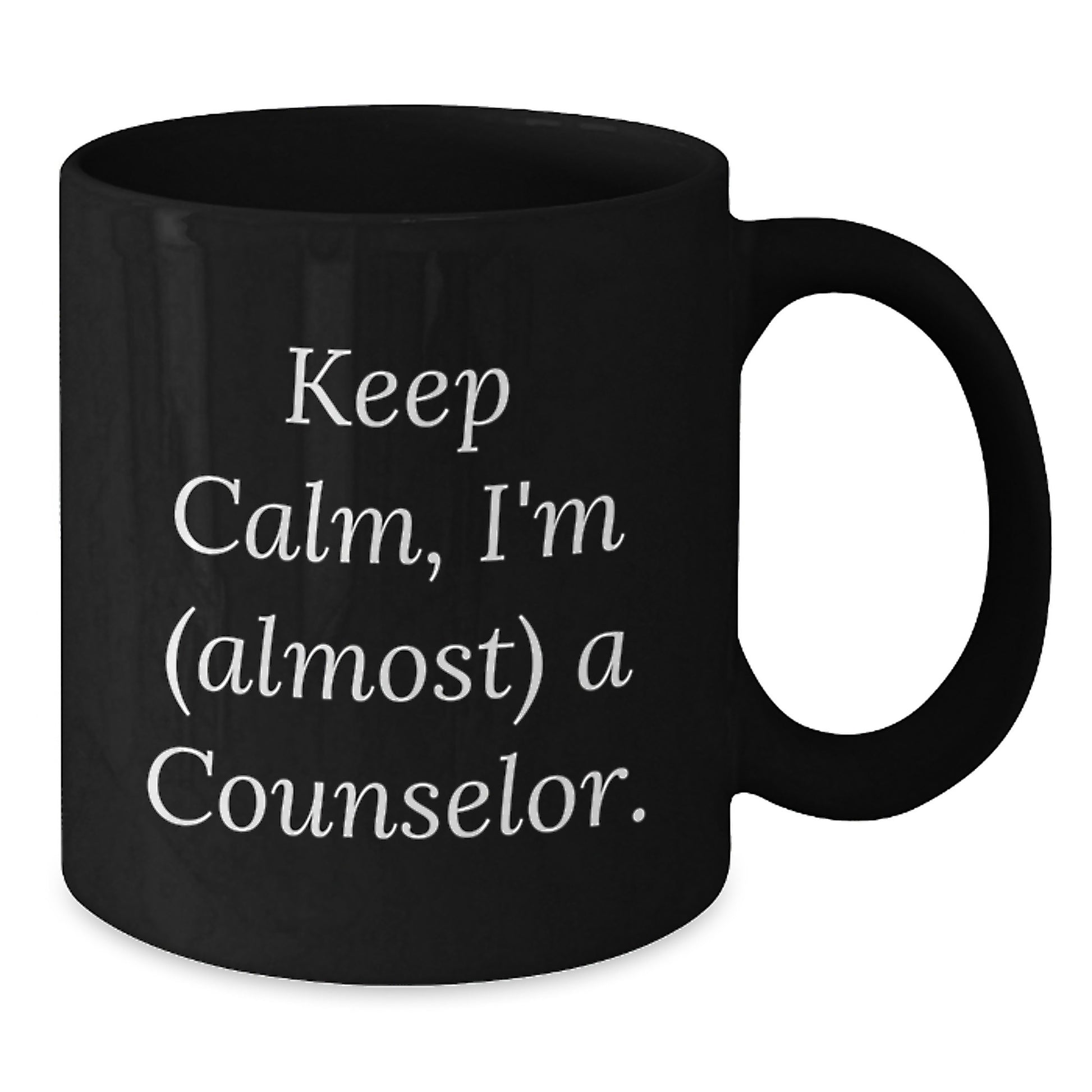 Funny Counselor Gifts for Men, Keep Calm I'm Almost A Counselor Christmas Unique Gifts from Friends to Family - Additional