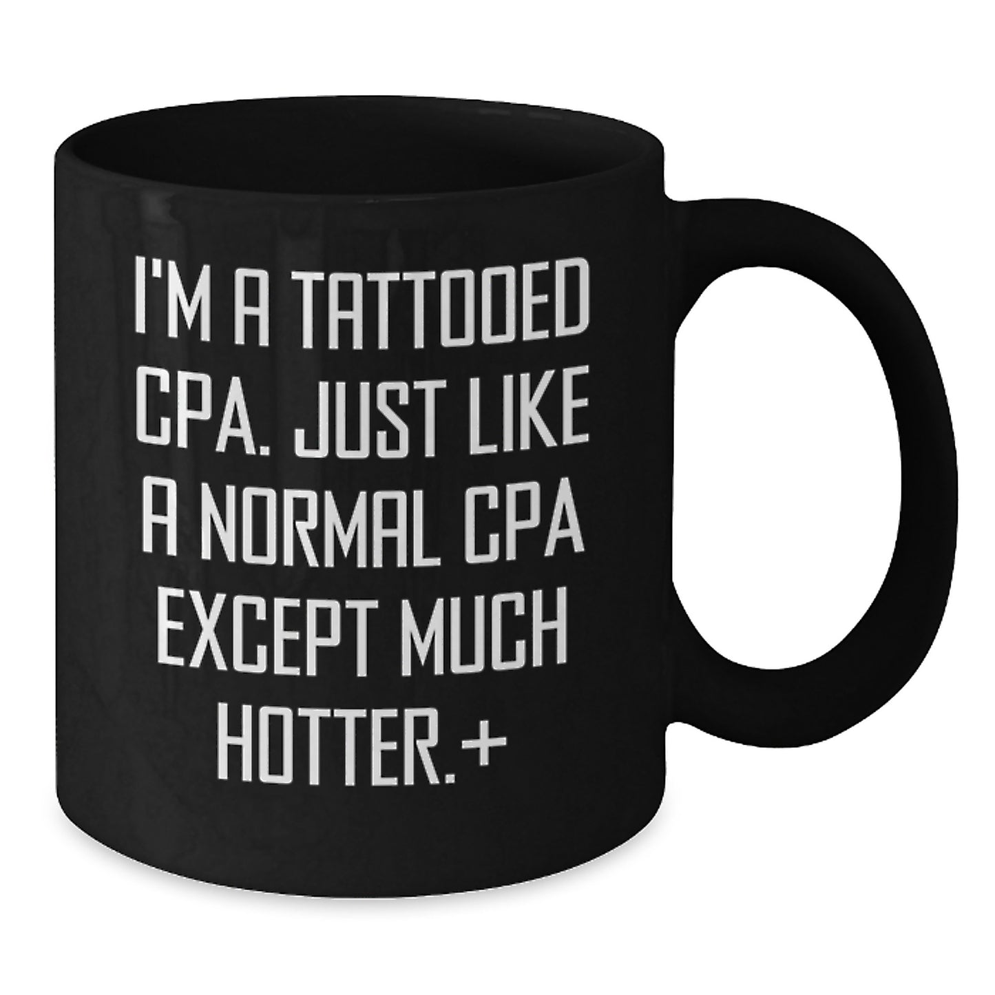 Funny Gifts from Men to Friends, Black Coffee Mugs for CPA Enthusiasts, Christmas Unique Gifts - Additional