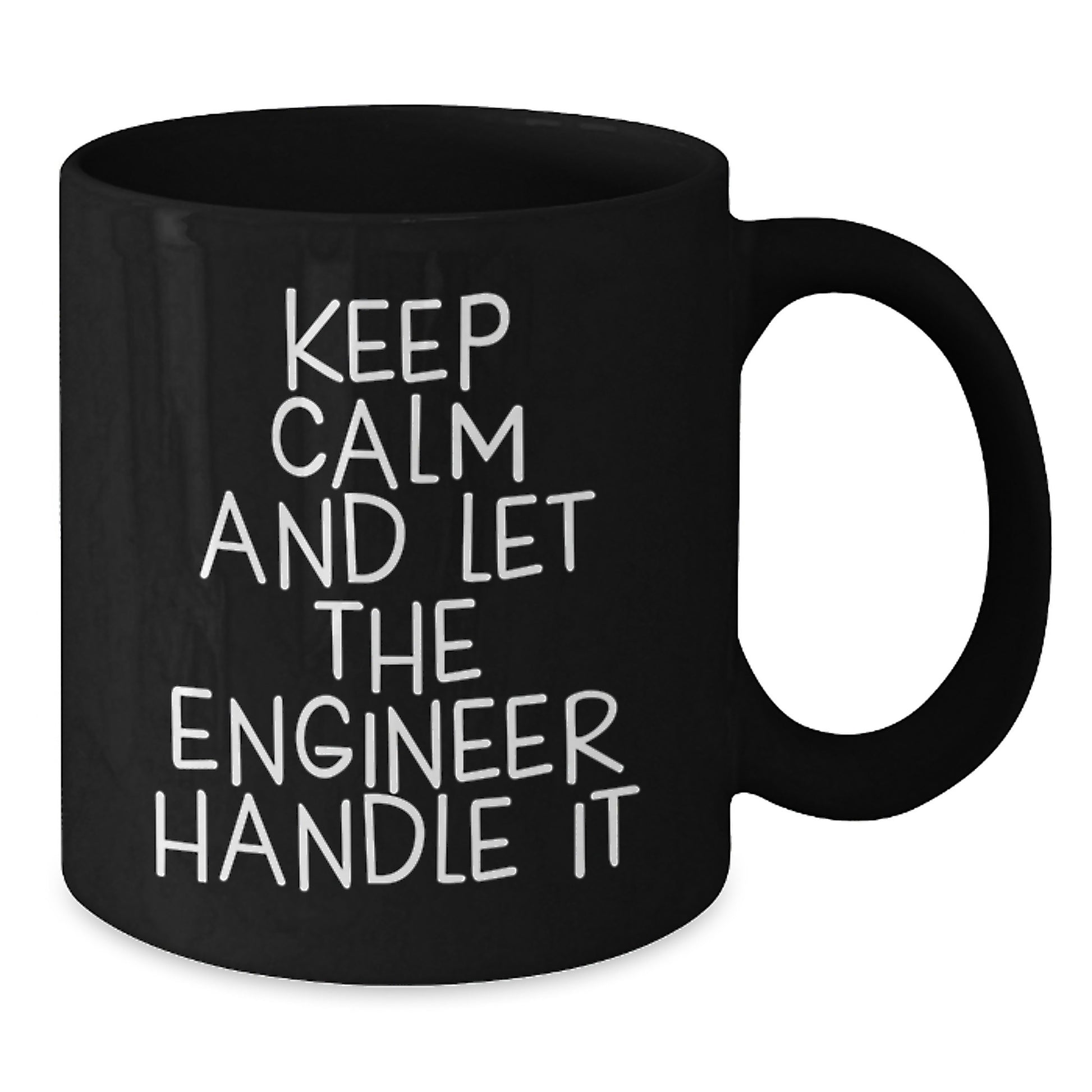 Funny Engineer Gifts from Men to Coworkers, Christmas Unique Gifts for Engineer Friends, Black Coffee Mug - Additional