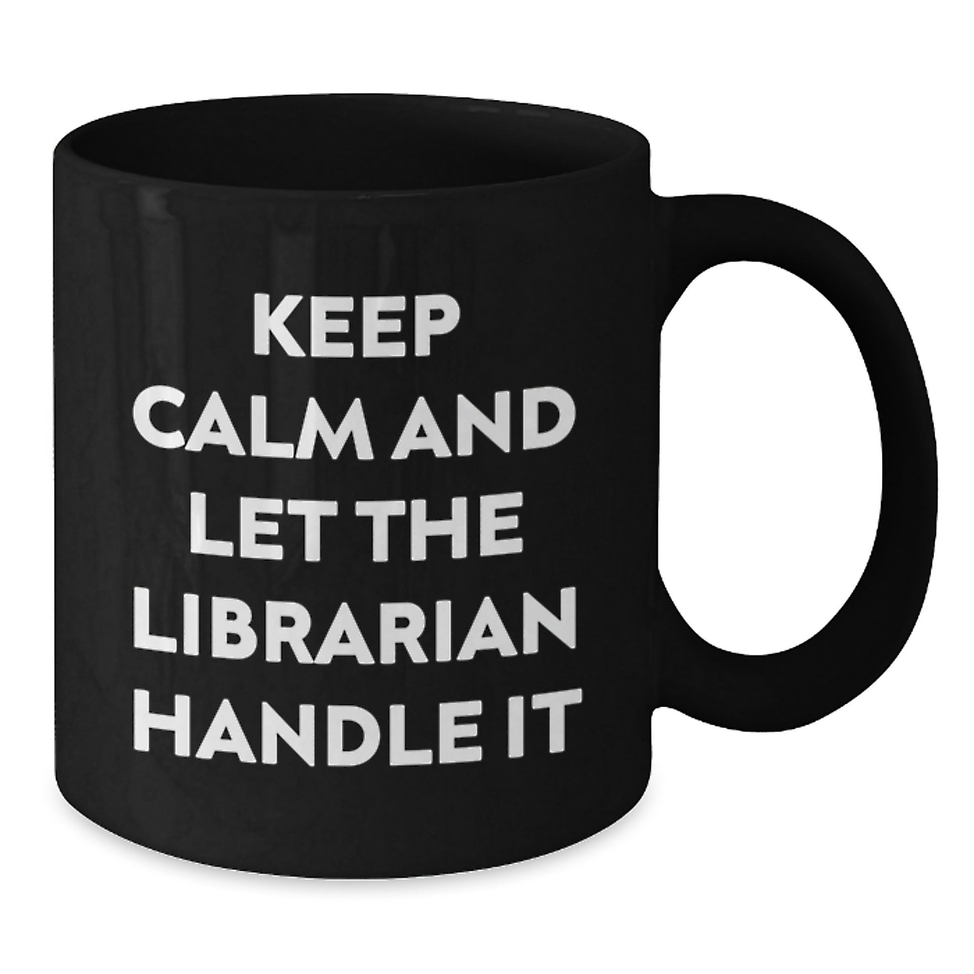 Funny Librarian Gifts from Friends, Black Coffee Mugs for Librarian, Unique Christmas Unique Gifts - Additional