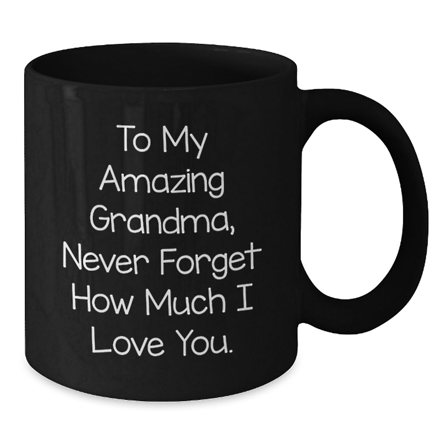 Cute Grandma Gifts - To My Amazing Grandma, Heartfelt Inspirational Coffee Mug for Grandma, Christmas Unique Presents from Men to Family - Additional