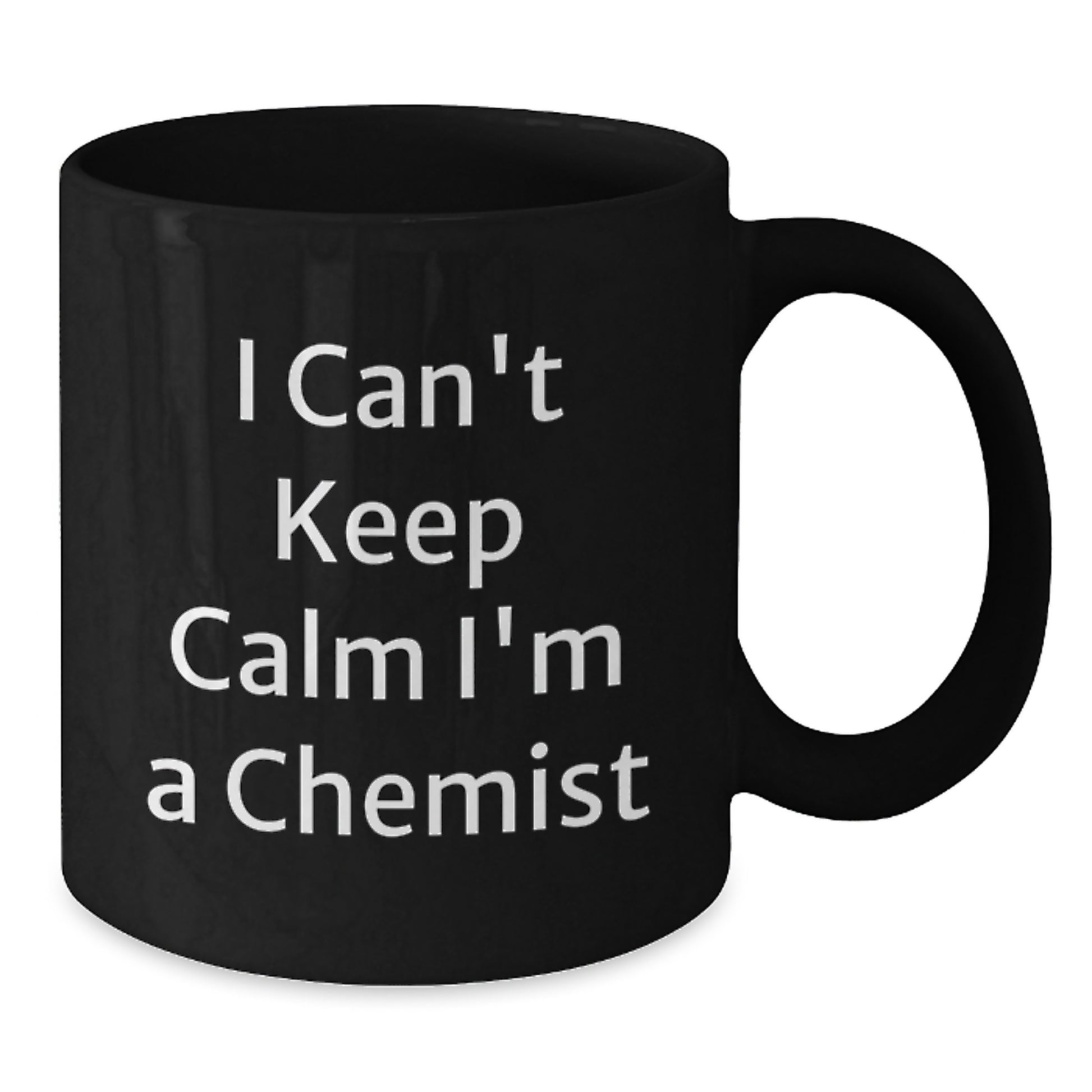 Funny Chemist Black Coffee Mug Gifts for Chemist Friends and Family, Christmas Unique Mugs from Men, Women, Coworkers, I 'Cant Keep Calm I'm A Chemist' - Additional