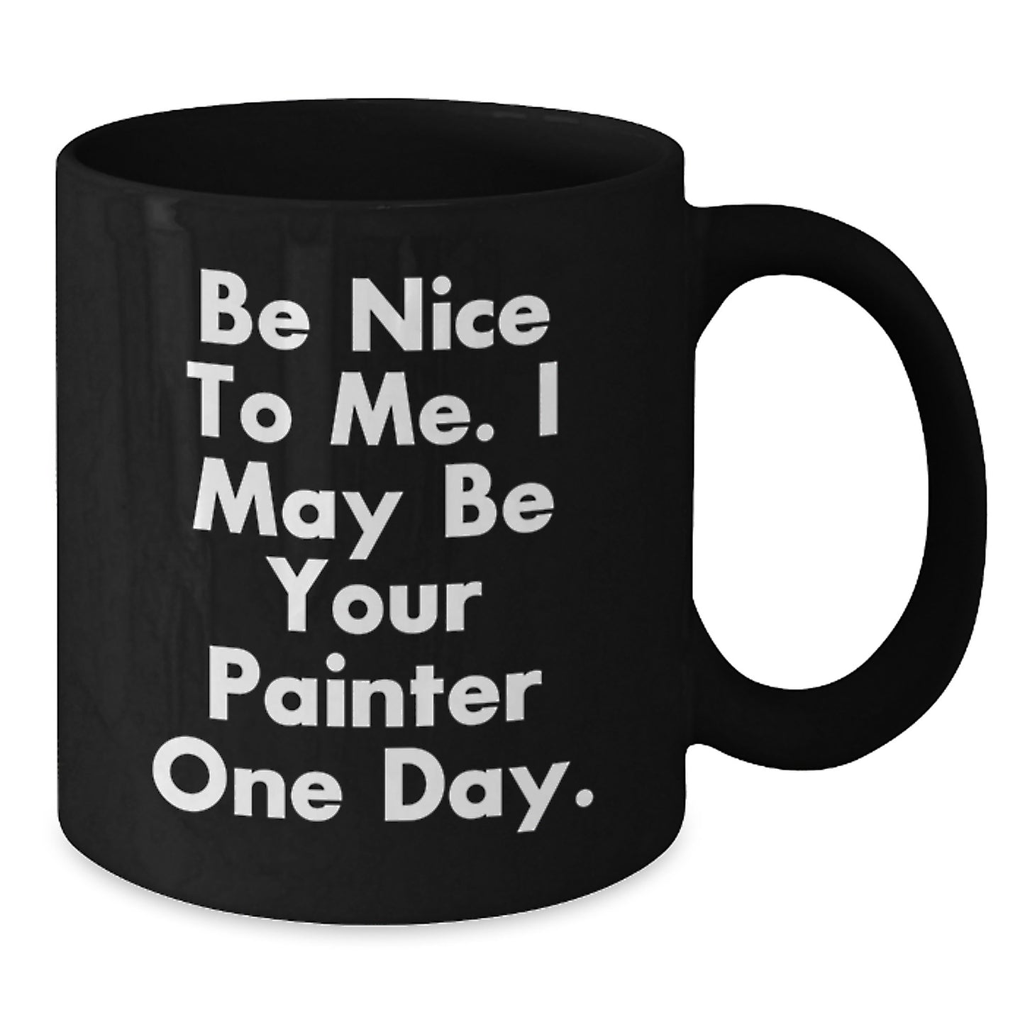 Funny Painter Gifts from Friends to Family Funny Painter Black Coffee Mug for Painter, Christmas Unique Gifts for Painter - Additional