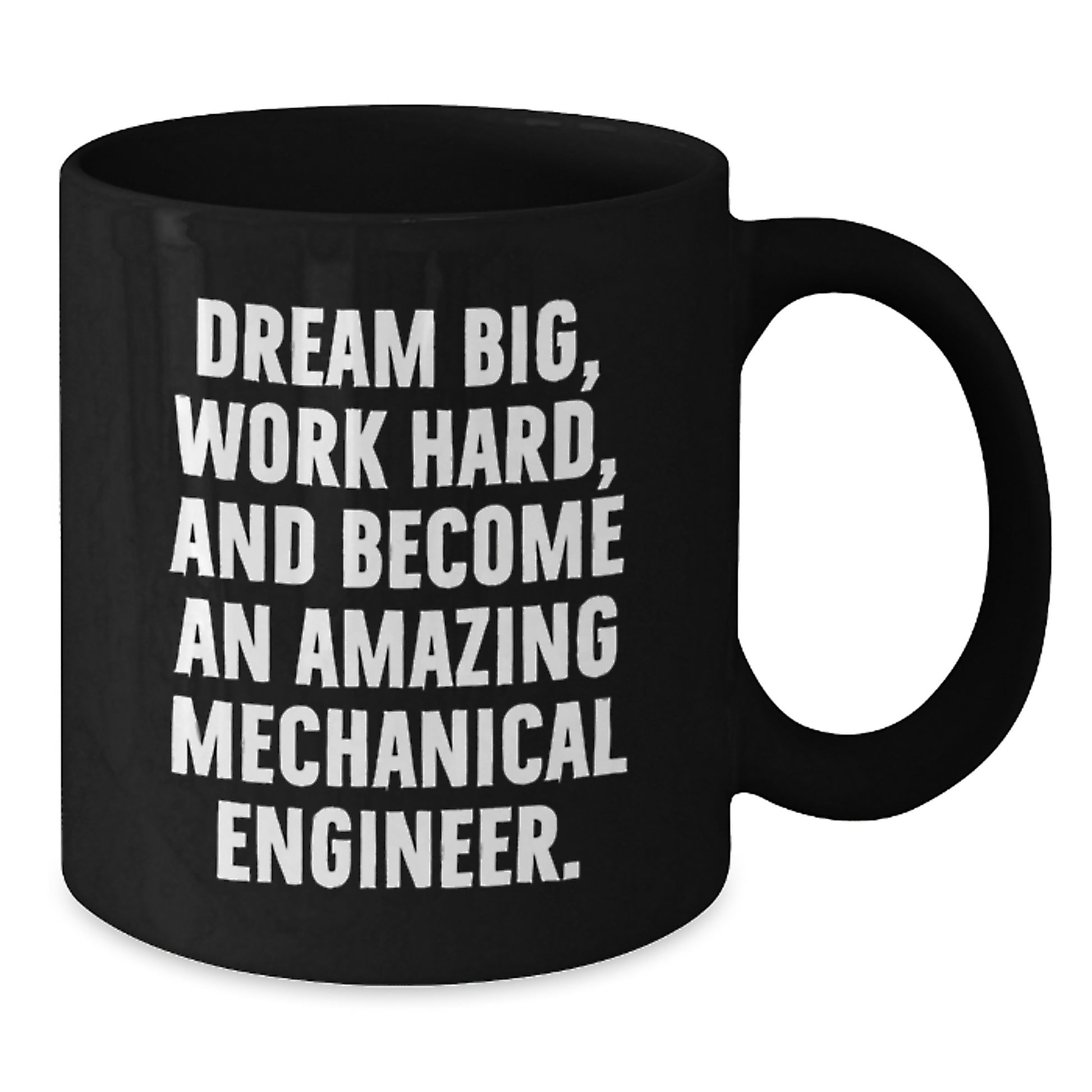 Gifts for Mechanical Engineer, Funny Inspirational Mugs for Christmas, Black Coffee Mug for Men from Friends - Additional
