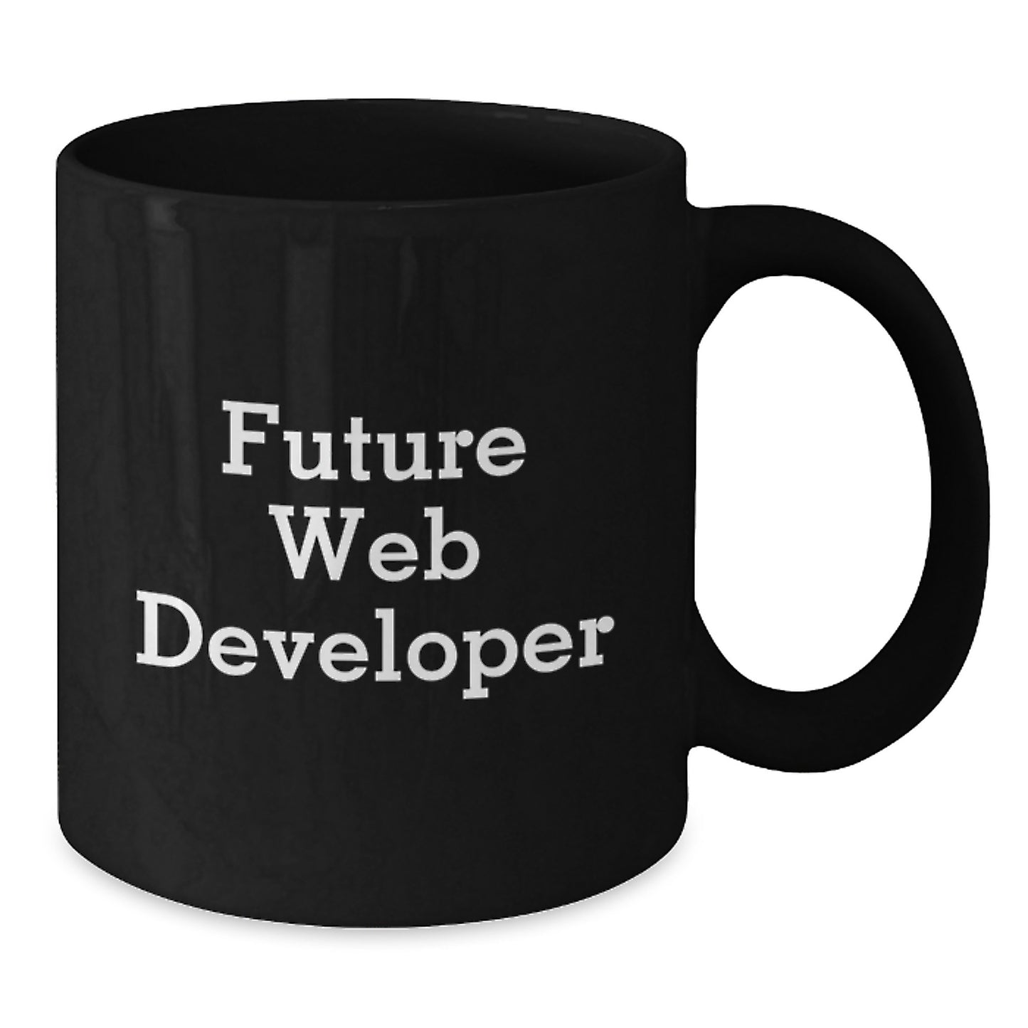 Funny Future Web Developer Gifts, Black Coffee Mugs, Inspirational Quote for Graduation, Gifts from Friends to Men, Unique and Thoughtful Web Developer Mug - Additional