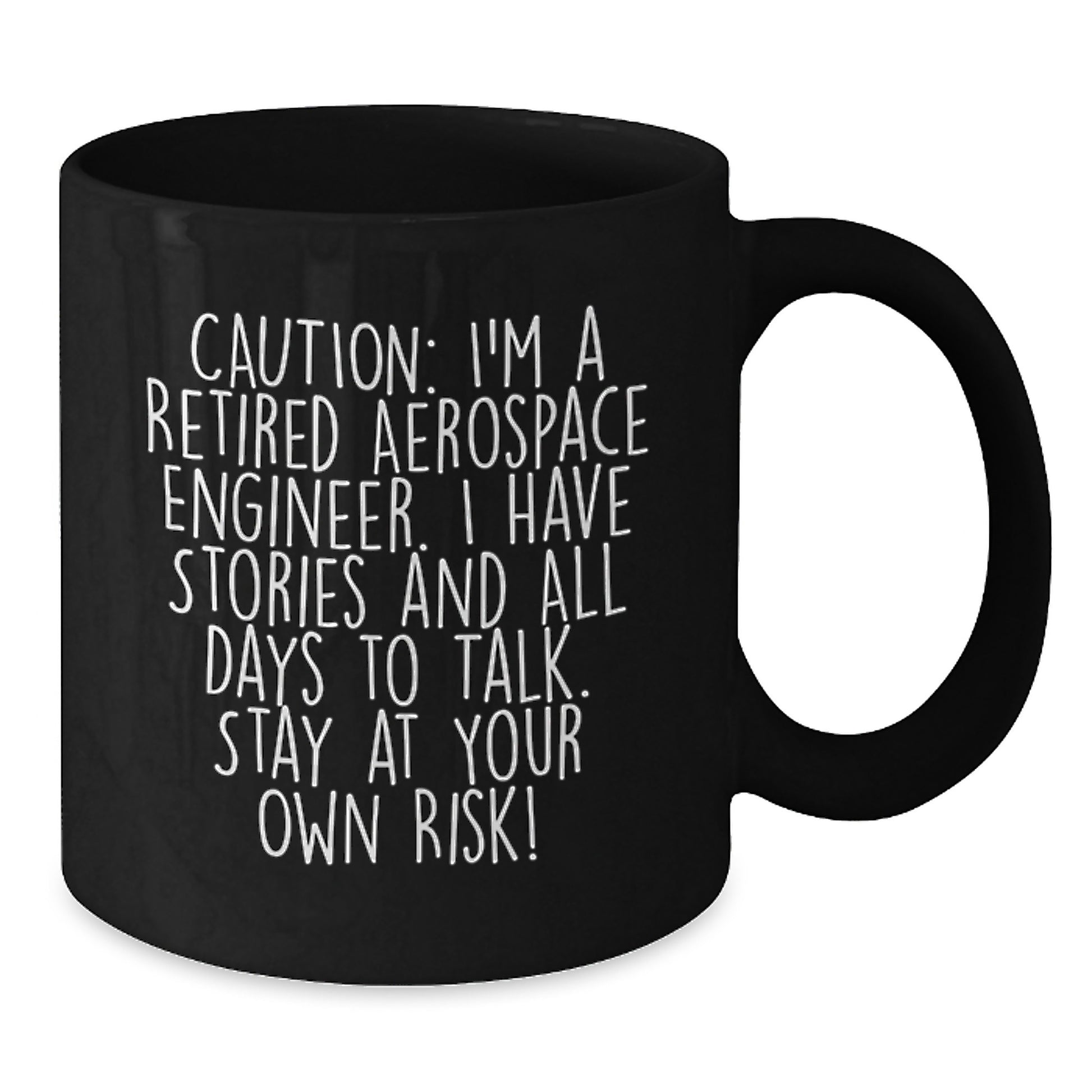 Aerospace Engineer Gifts Funny Black Coffee Mugs for Men and Women Friends Coworkers Family - Unique Christmas Unique Gifts from Friends to Aerospace Engineer Men and Women - Additional