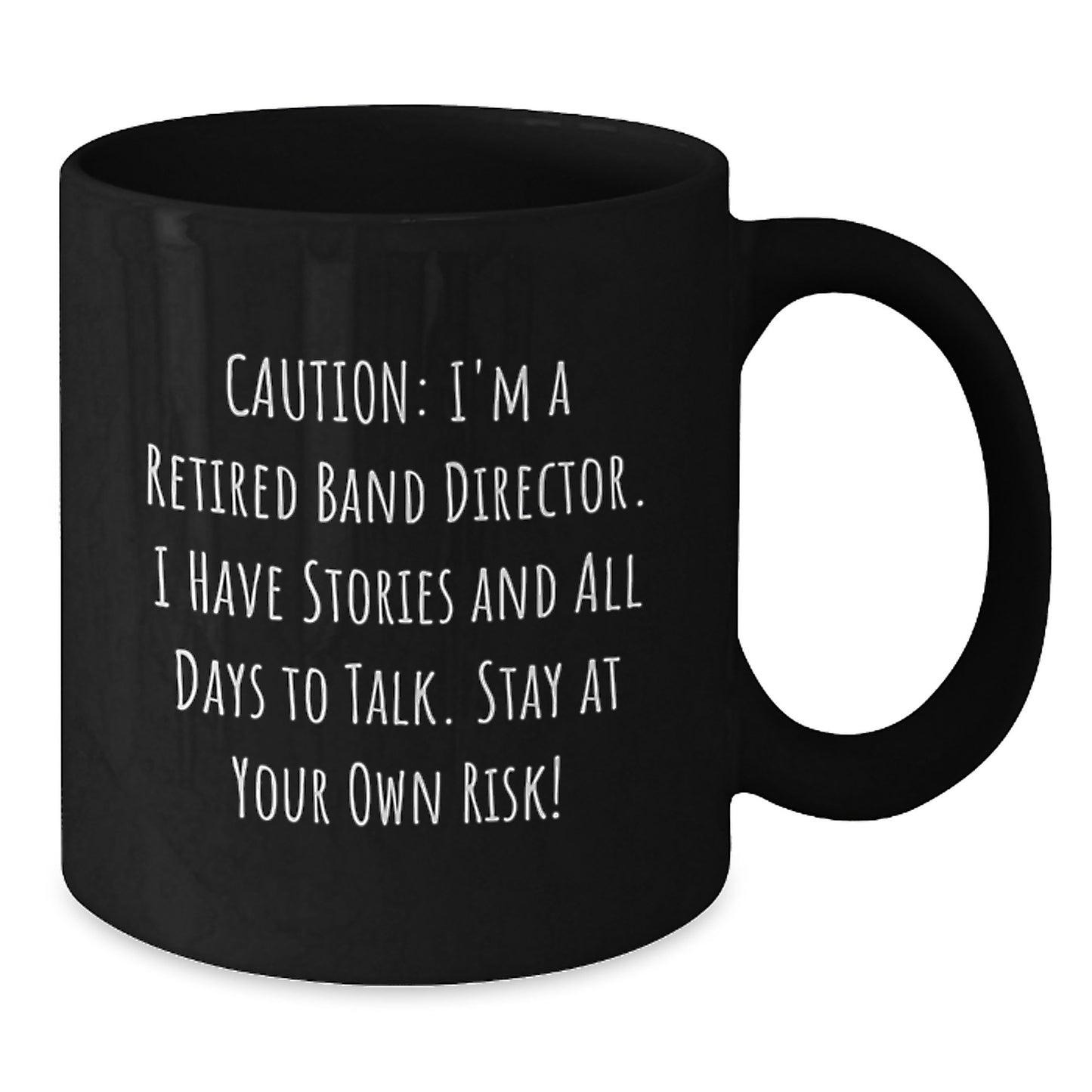 Funny Band Director Gifts from Friends, Unique Black Coffee Mugs for Band Director Men, Retirement Band Director Humor Gifts for Christmas - Additional