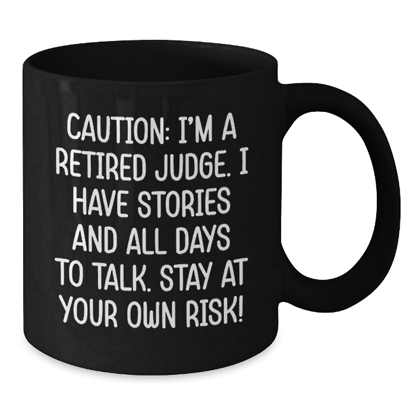 Funny Judge Gifts, Unique Christmas Unique Courtroom Humor Black Coffee Mugs for Men and Women from Friends, Perfect for Judge Enthusiasts, Judge Lovers, and Courtroom Fans - Additional