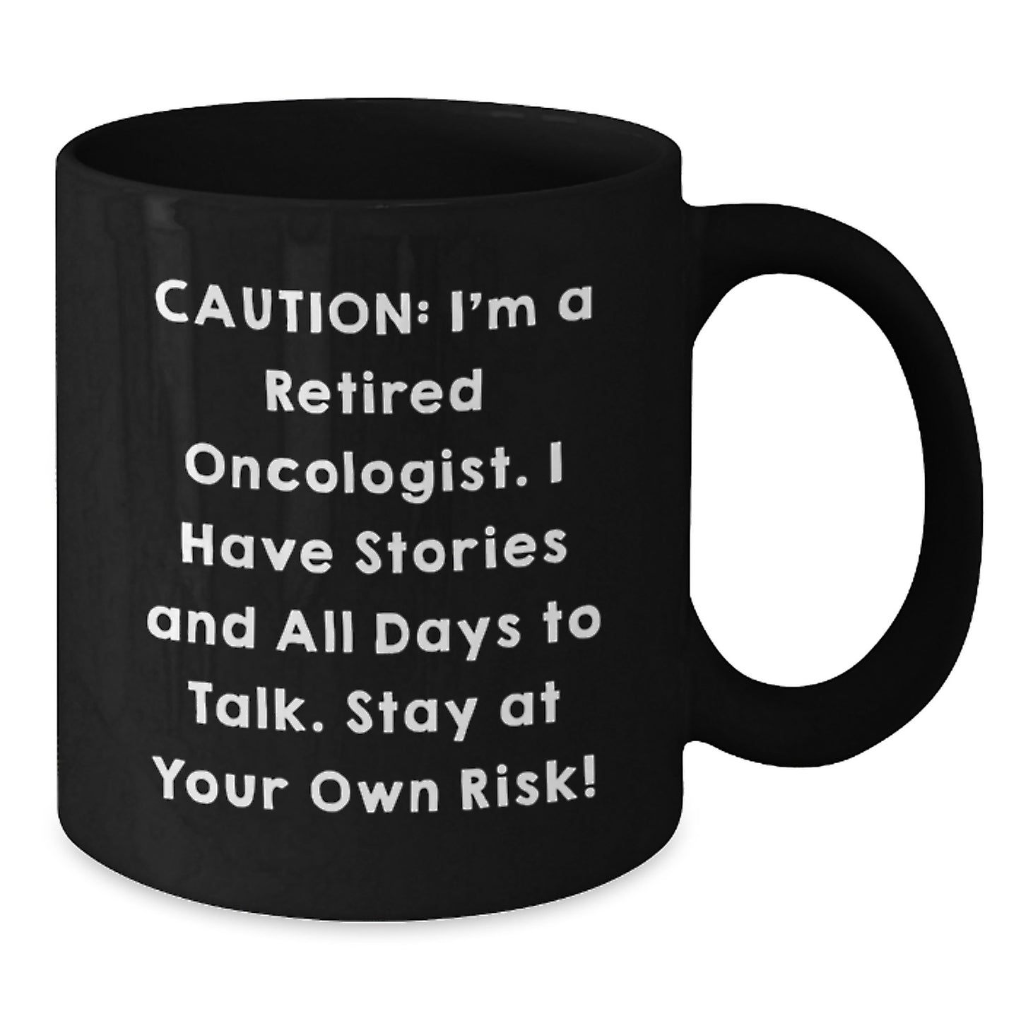 Oncologist Christmas Unique Gifts, Funny Quote Black Coffee Mug, 11oz or 15oz Ceramic Mug, Gifts from Friends to Oncologist, Perfect for Oncologist Men Women - Additional