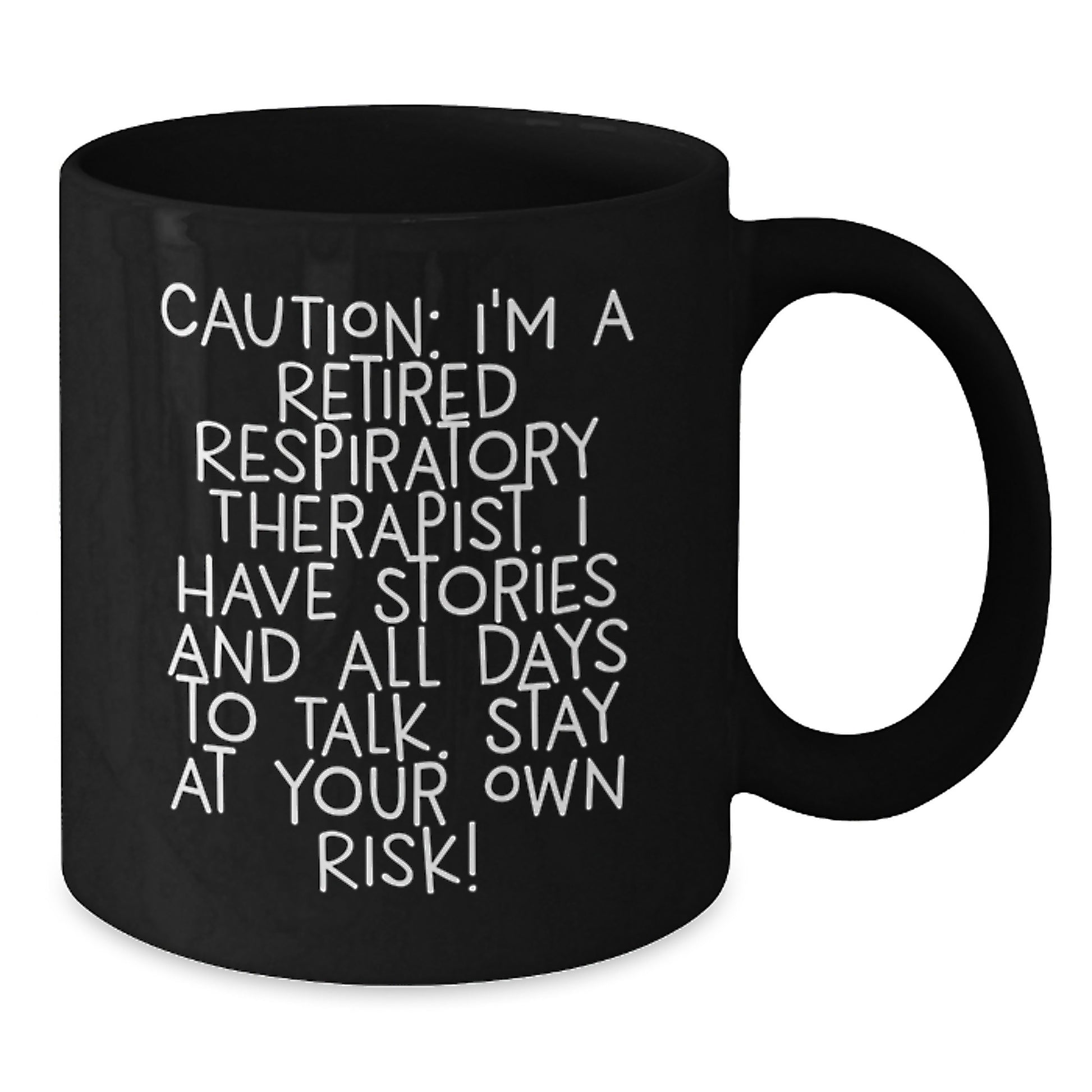 Funny Respiratory Therapist Gifts for Men, Black Coffee Mug with Inspirational Quote, Gifts from Friends, Perfect Bizarre Christmas Unique Mugs - Additional