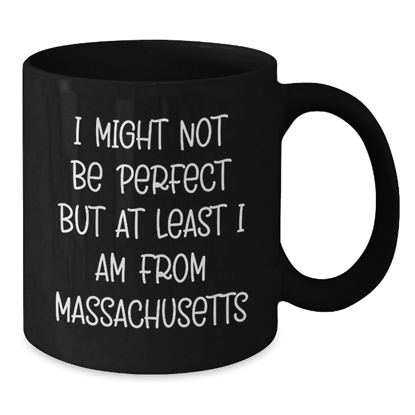 Funny Massachusetts Gifts from Friends, Unique Christmas Unique Gifts for Men, Women from Massachusetts, Black Coffee Mug - Additional