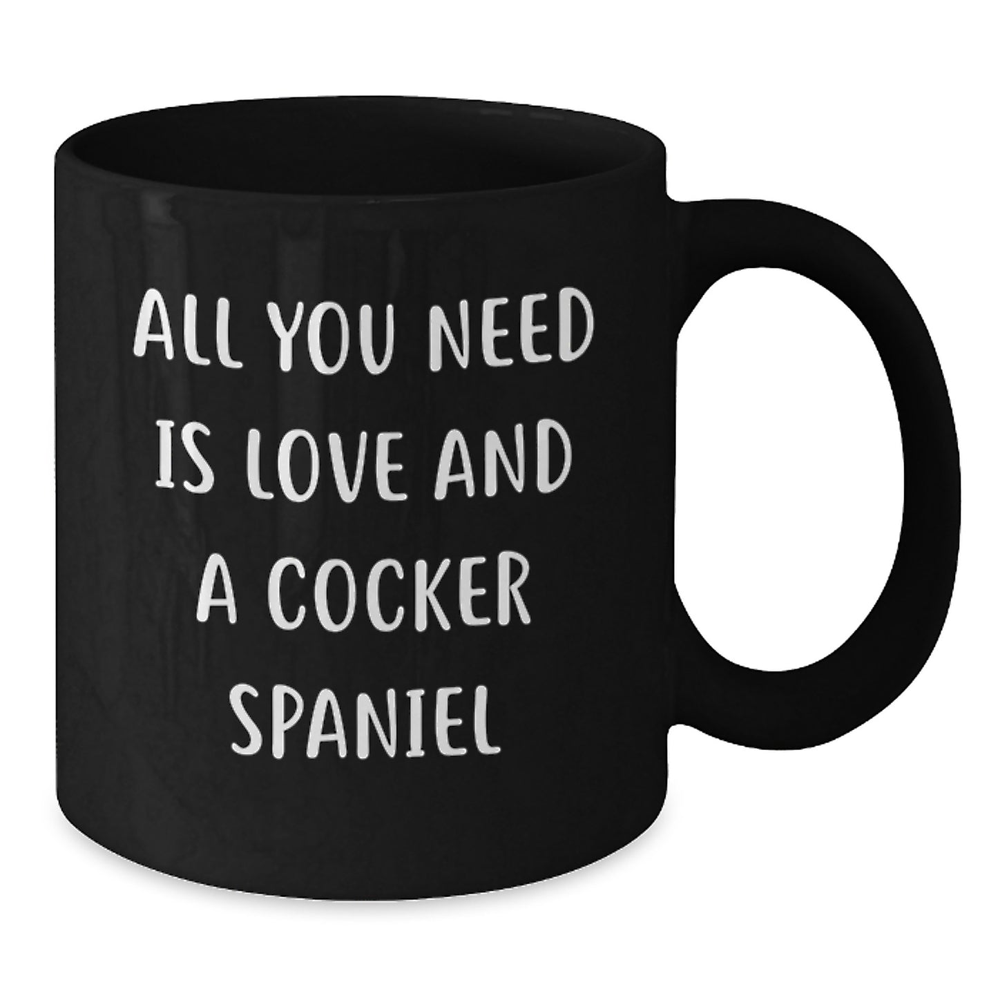 Cute Cocker Spaniel Dog Black Coffee Mugs Gifts from Lovers for Cocker Spaniel Dog Enthusiasts Christmas Unique Gift Ideas - Additional