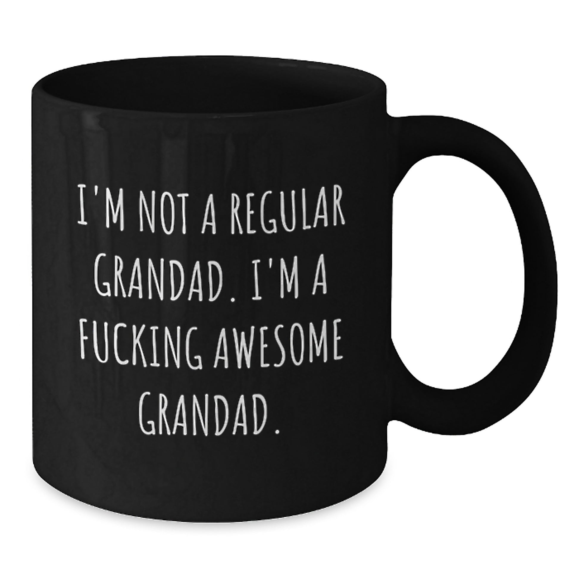 Funny Grandad Gifts, Black Coffee Mugs for Christmas Unique Presents, Gifts from Men to Awesome Granddads - Additional