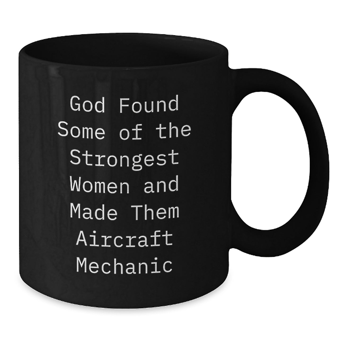 Funny Inspirational Gifts from Women Friends Coworkers to Aircraft Mechanic Men Women, Unique Christmas Unique Gifts for Aircraft Mechanic Friends, Black Coffee Mug for Aircraft Mechanic Lover - Additional