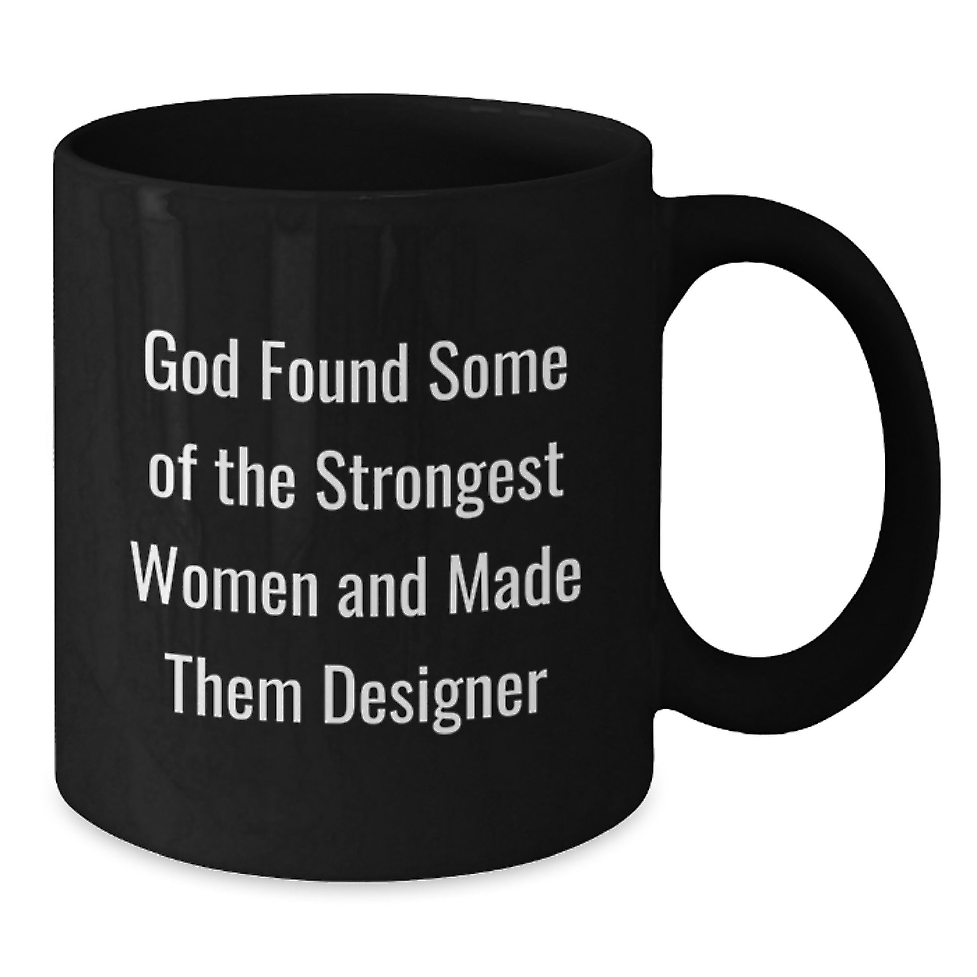 Gifts from Family, Funny Designer Christmas Black Coffee Mugs - Unique Women's Gifts for Designer Lovers - Black Ceramic Mugs for Coffee, Tea, and Hot Chocolate - Inspirational Quotes - Additional
