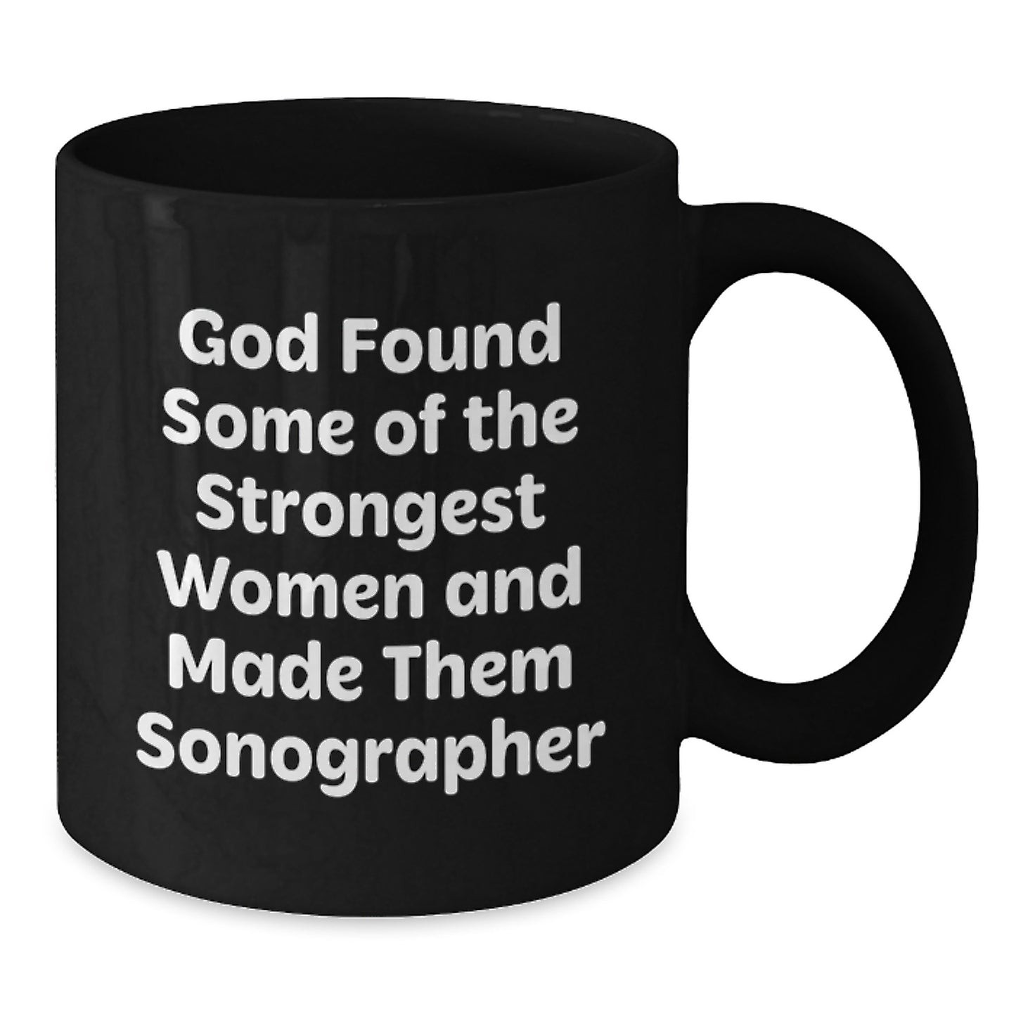 Funny Sonographer Gifts from Women, Inspirational Mug for Christmas Unique Gifts, Black Coffee Mug for Friends, Family, or Coworkers - Additional