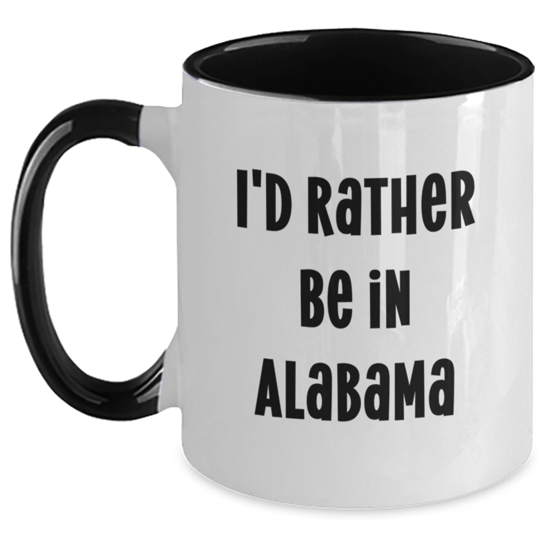 Funny Two Tone Coffee Mugs Gifts from Alabama Friends to Family for Christmas - Main