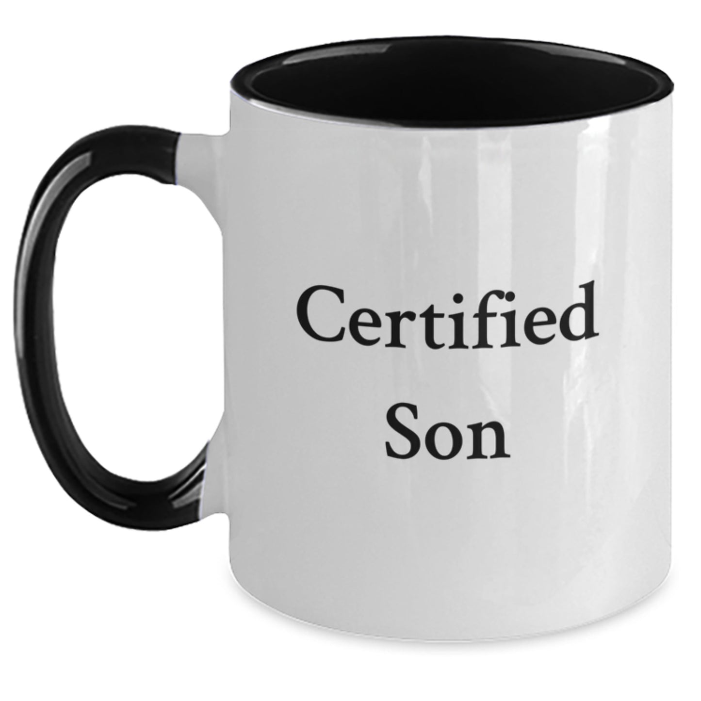 Funny Quotes for Son Two Tone Coffee Mugs Gifts from Family for Him Christmas Unique Presents - Main