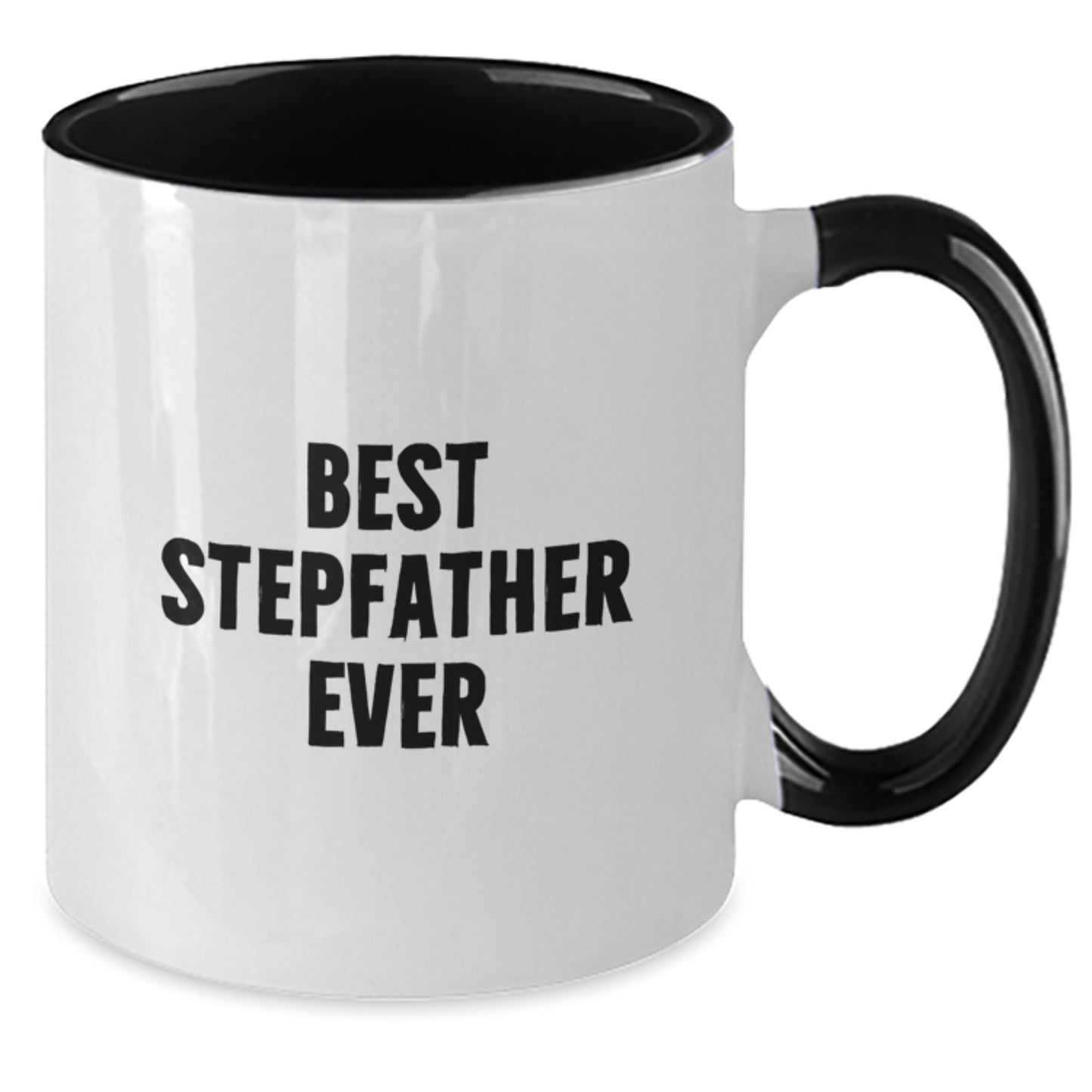 Funny Stepfather Gifts from Men to Stepfather Best Stepfather Ever Two Tone Coffee Mugs Christmas Unique Gifts - Additional