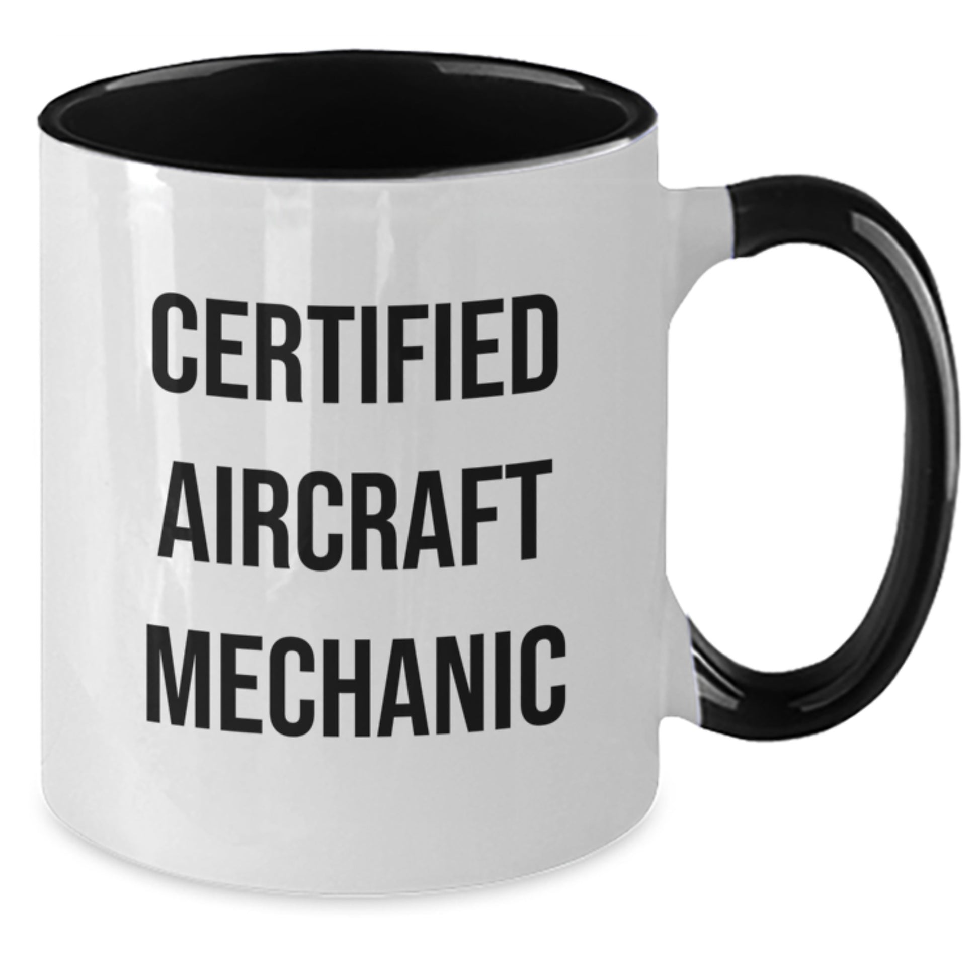 Funny Aircraft Mechanic Gifts from Friends to Aircraft Mechanic, Two Tone Coffee Mugs with Inspirational Quote, Christmas Unique Gifts for Men, Women, Coworkers, Family - Additional