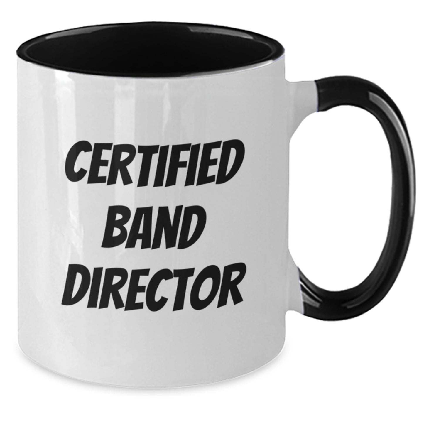 Funny Band Director Christmas Unique Gifts from Friends for Men Two Tone Coffee Mug - Additional
