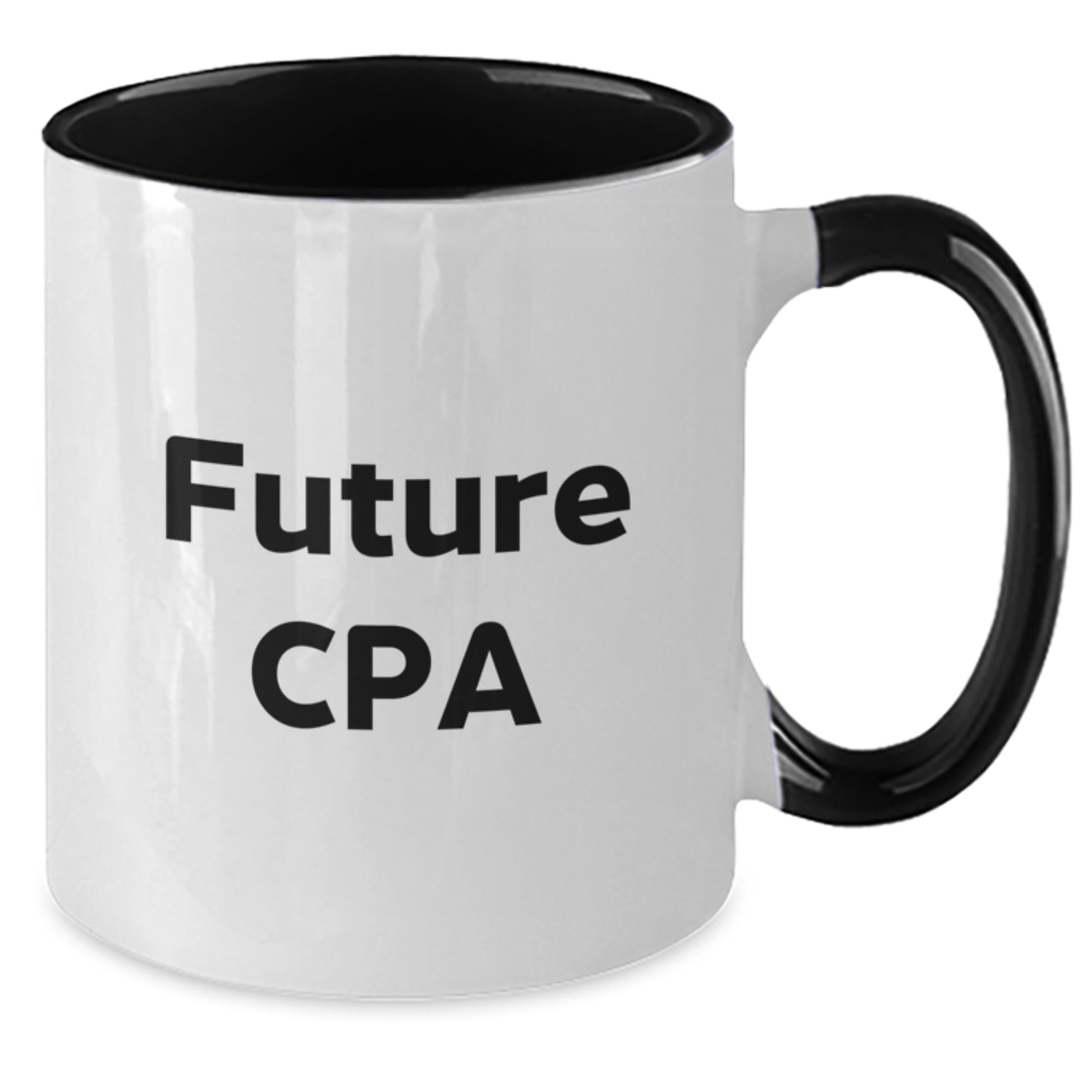 Funny CPA Gifts from Friends for Future Cpa, Two Tone Coffee Mug, Graduation Unique Gifts - Additional