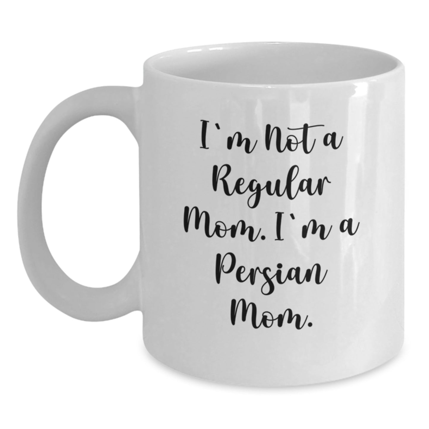 Funny Persian Cat White Coffee Mugs Gifts from Family to Friends for Christmas Unique Presents - Main