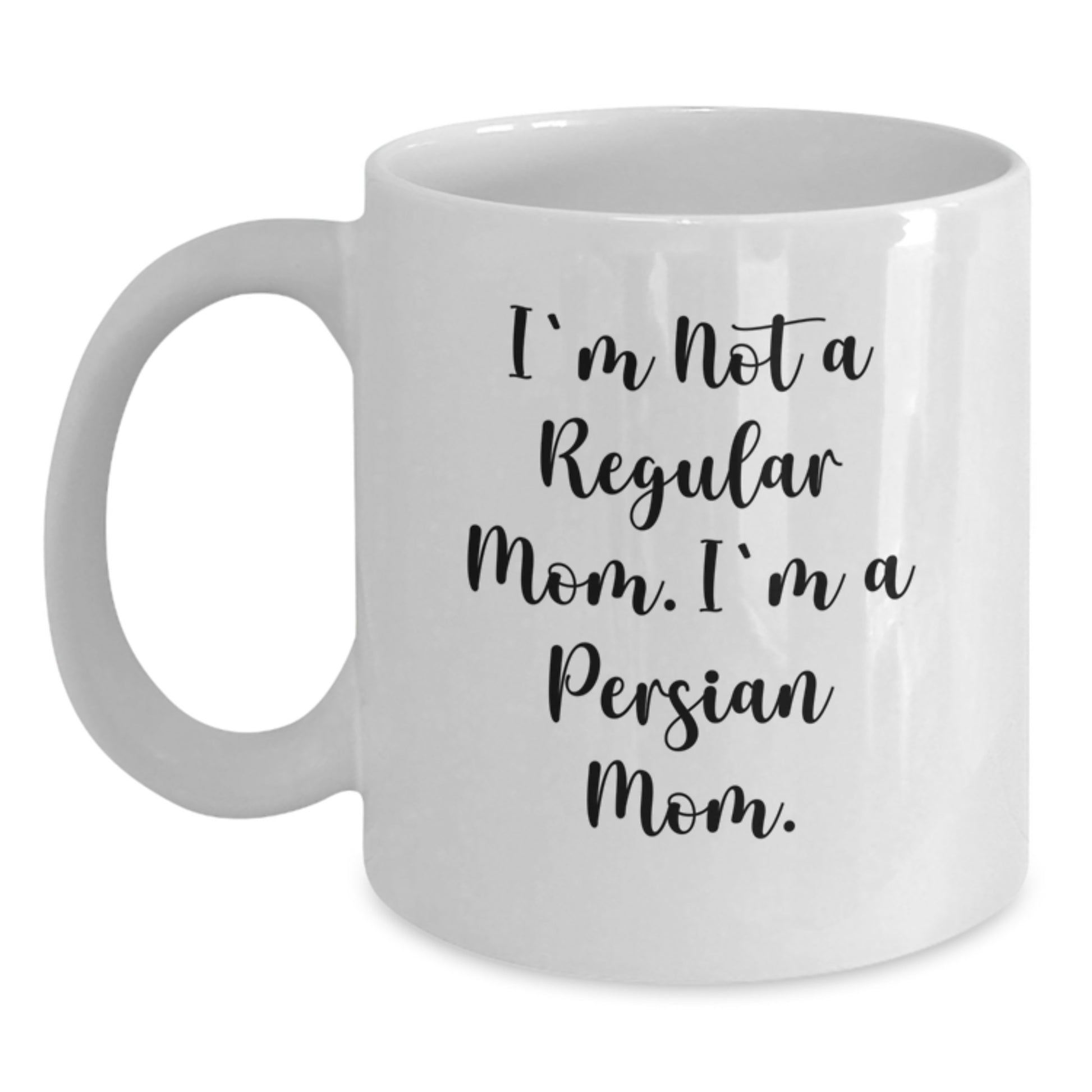 Funny Persian Cat White Coffee Mugs Gifts from Family to Friends for Christmas Unique Presents - Main