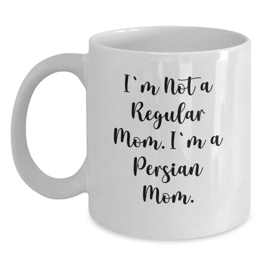 Funny Persian Cat White Coffee Mugs Gifts from Family to Friends for Christmas Unique Presents - Main