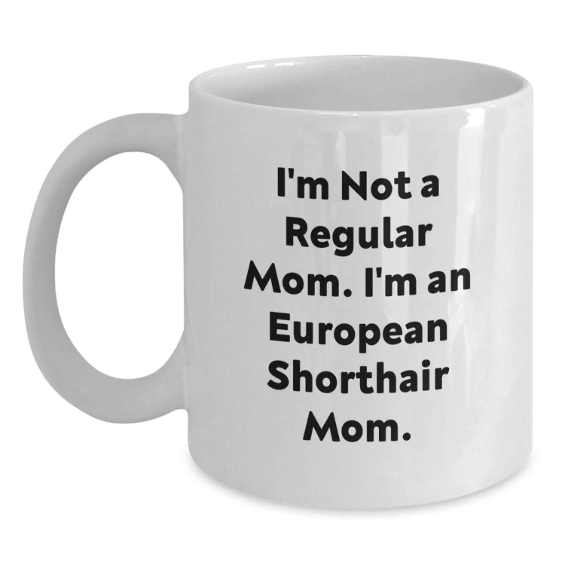 European Shorthair Cat Lover Gifts from Mom Friends for Mom Christmas Unique Mugs - Main