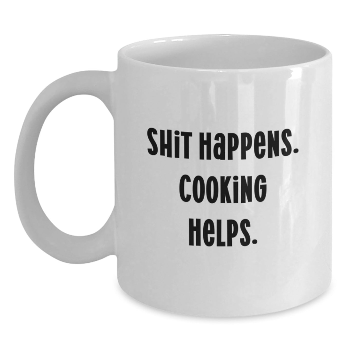 Funny Cooking White Coffee Mug Gifts from Men to Cooking Enthusiasts, Christmas Unique Gifts for Friends, Women, or Family Members - Main