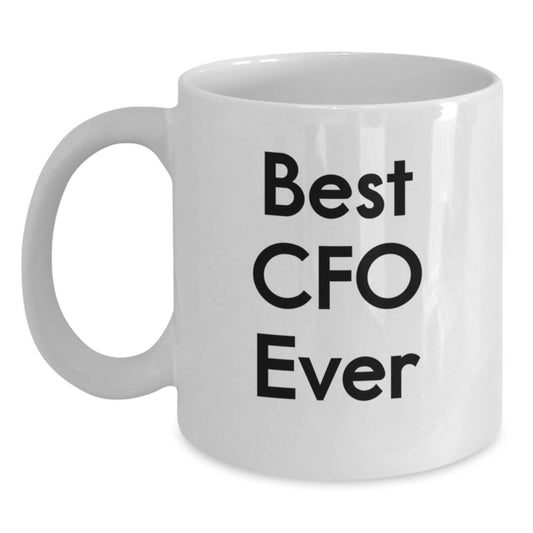 Funny CFO Quotes White Coffee Mug - Gifts for CFO from Friends - Unique Valentine's Gifts for Men and Women - Main