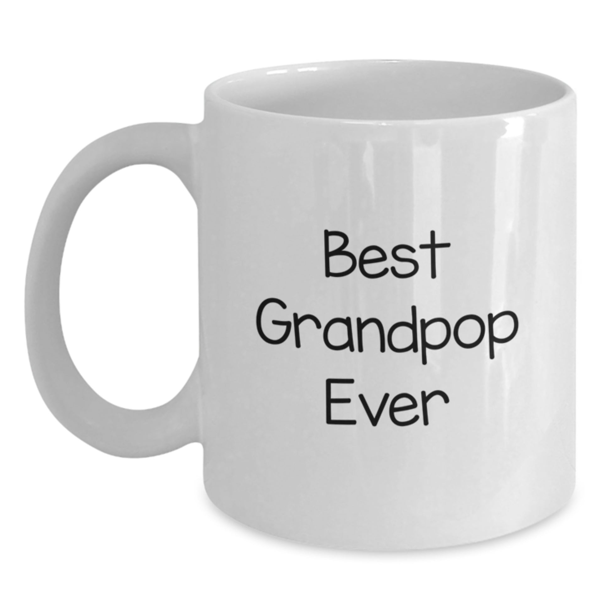 Funny Grandpop Gifts for Men, White Coffee Mug Best Grandpop Ever Valentine's Unique - Main