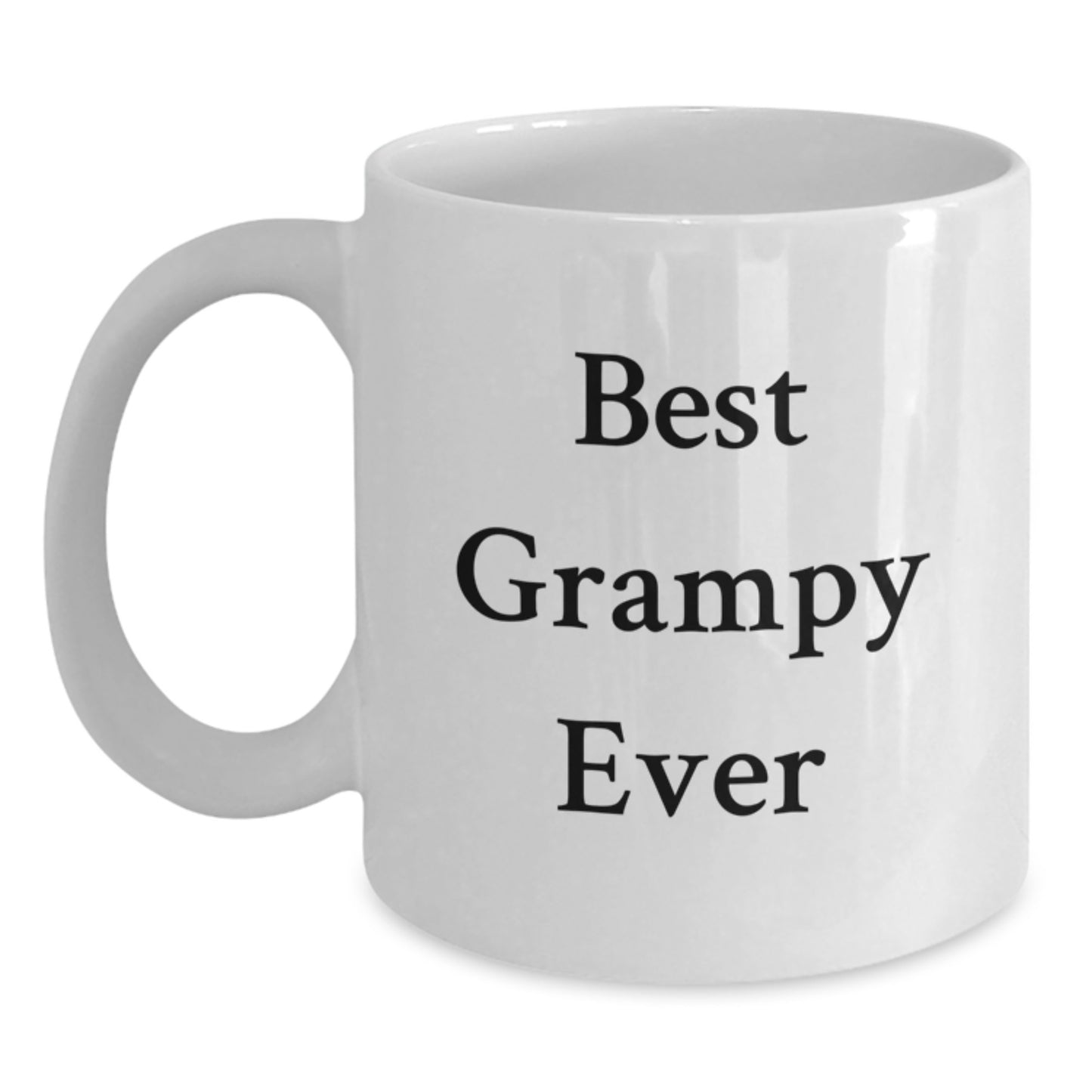 Funny Grampy Gifts for Men, Christmas Unique Gifts from Grampy, White Coffee Mug with Best Grampy Ever Quote - Main