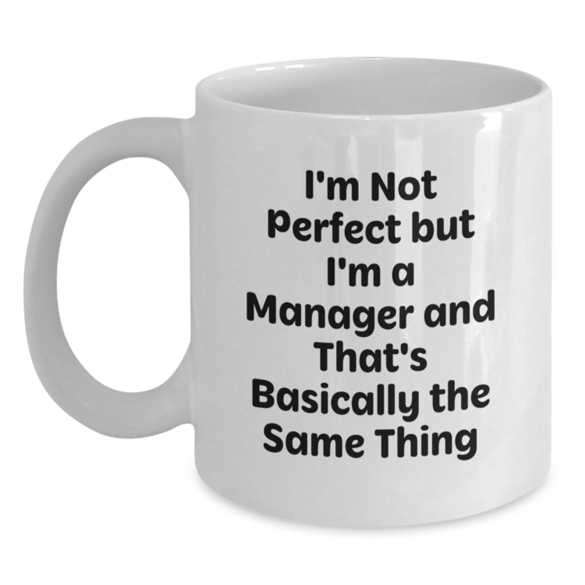 Funny Manager Gifts from Friends White Coffee Mugs 11oz or 15oz for Christmas Unique Presents - Main