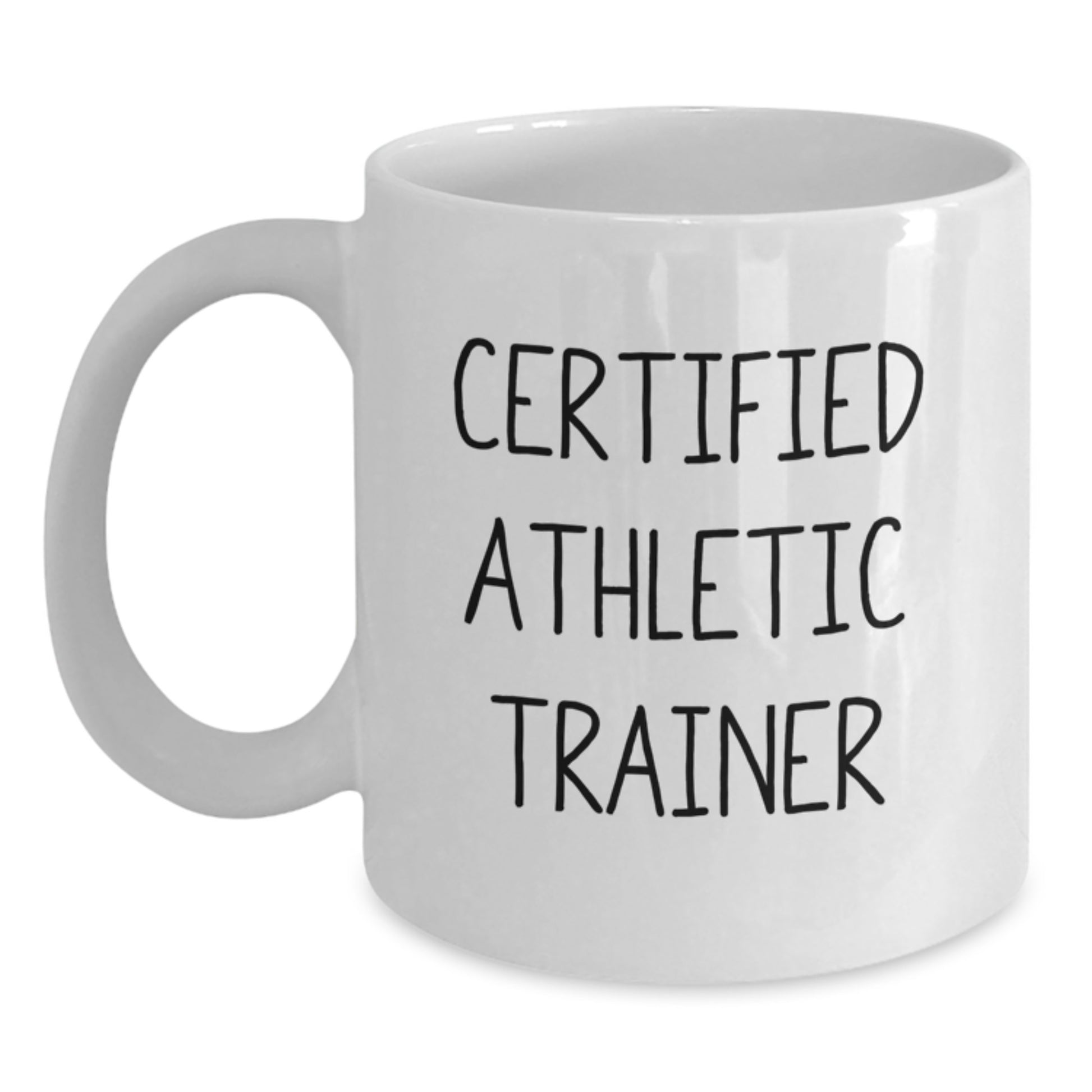 Funny Quote Athletic Trainer Gifts from Friends to Family Christmas Unique White Coffee Mugs - Main