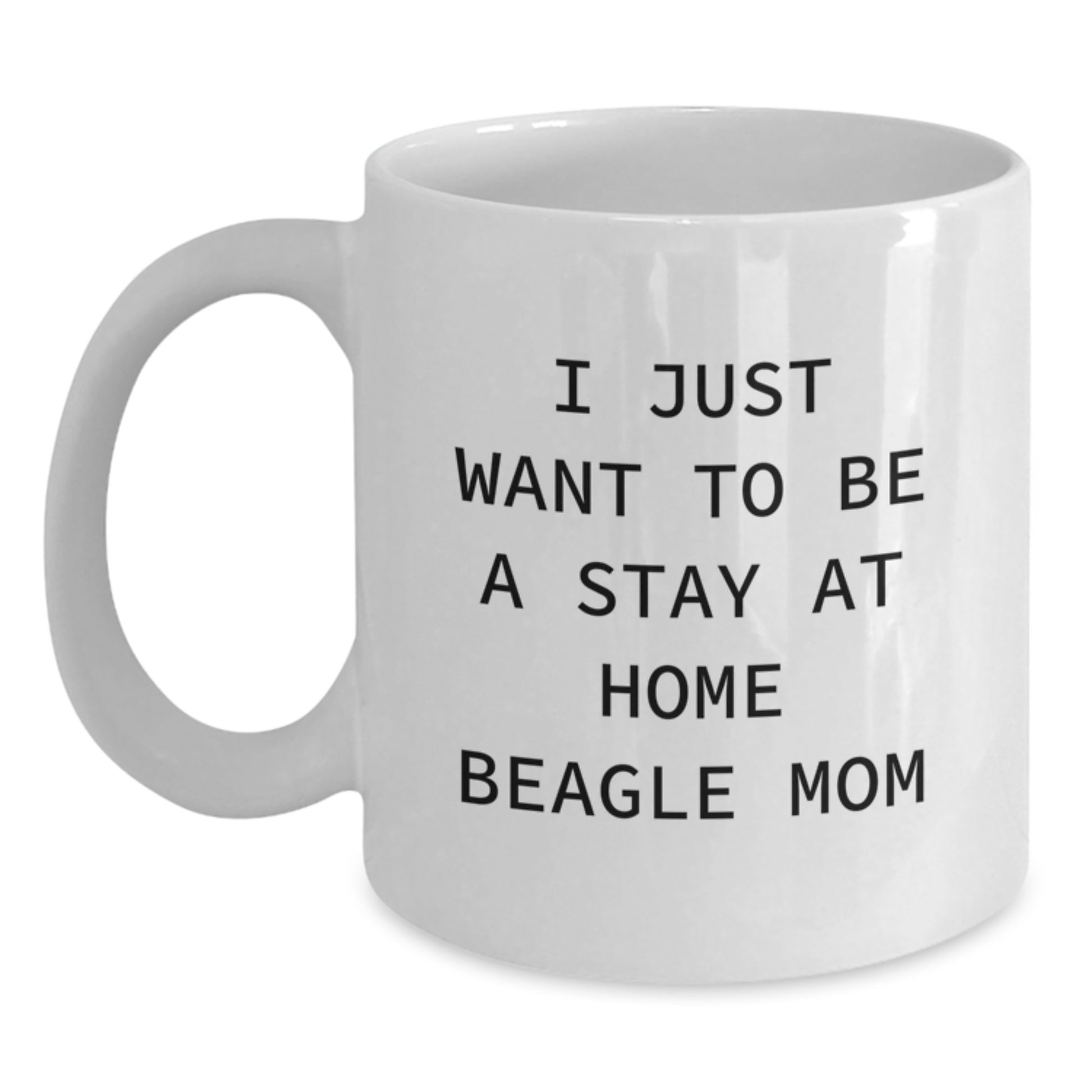 Beagle Dog Mom Gifts from Friends to Family Funny White Coffee Mug Perfect For Valentine's - Main