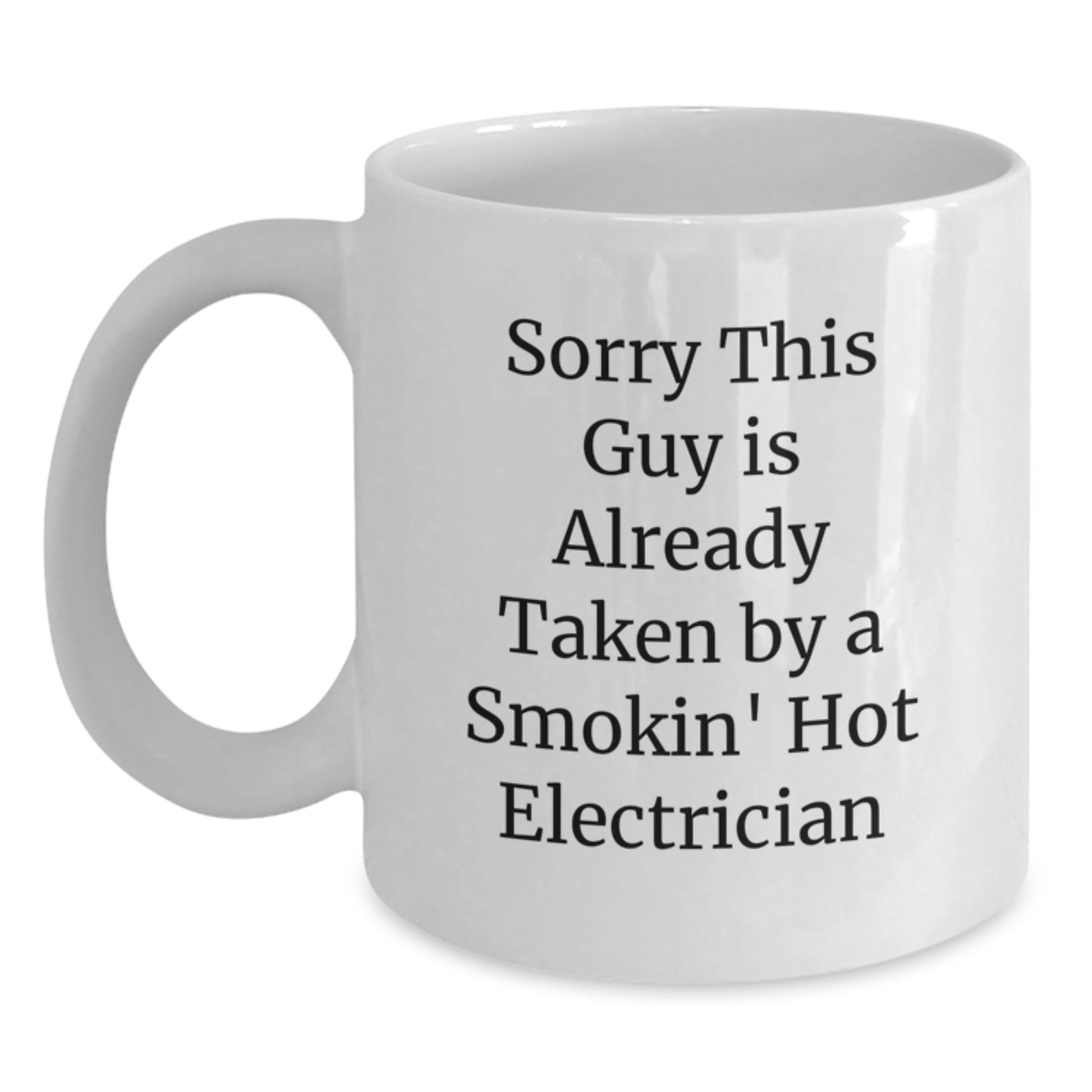 Funny Electrician Gifts, Electrician White Coffee Mug, Gifts from Friends to Electrician Graduate, Perfect Encouragement for Electrician's New Chapter - Main