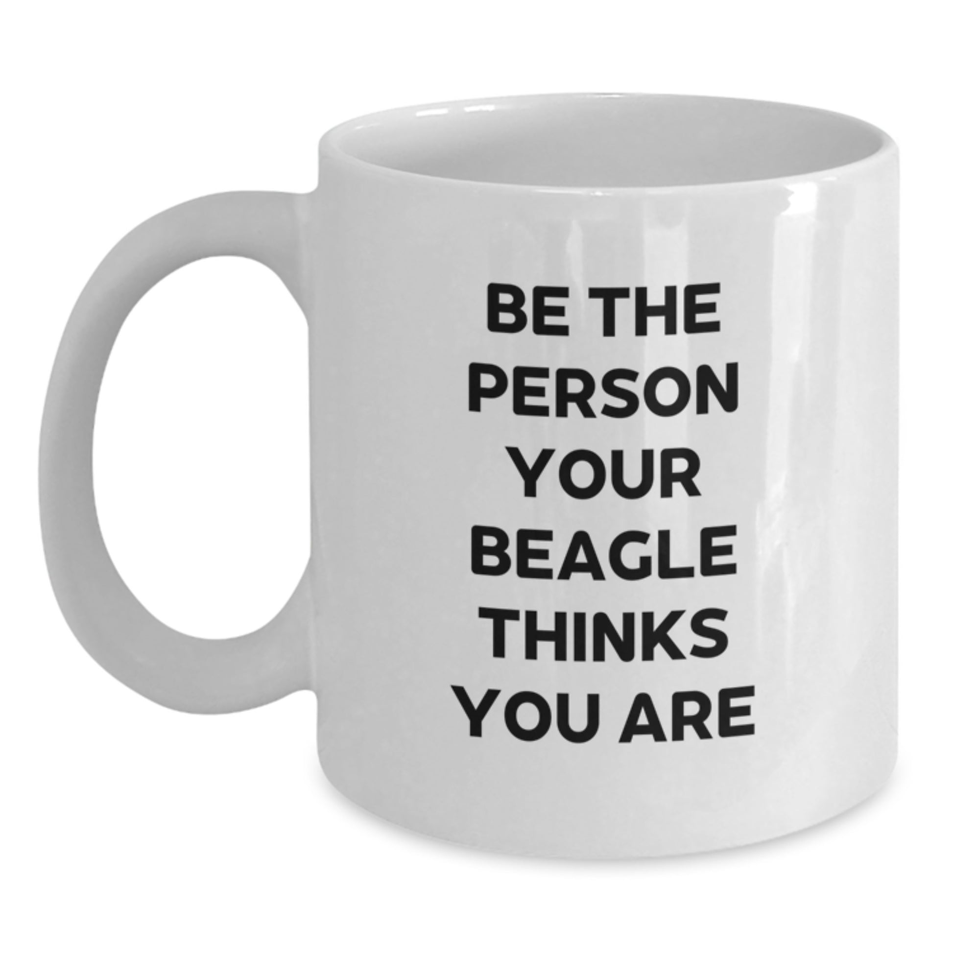 Funny Beagle Dog Gifts - White Coffee Mug for Beagle Lovers, Birthday Unique Gifts from Friends, Coworkers, or Family - Main