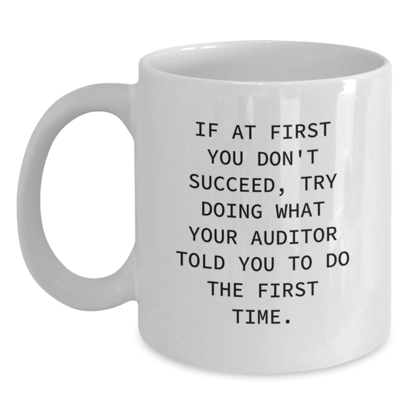 Gifts from Family for Auditor, Funny White Coffee Mug, Perfect for Christmas Unique Gifts - Main