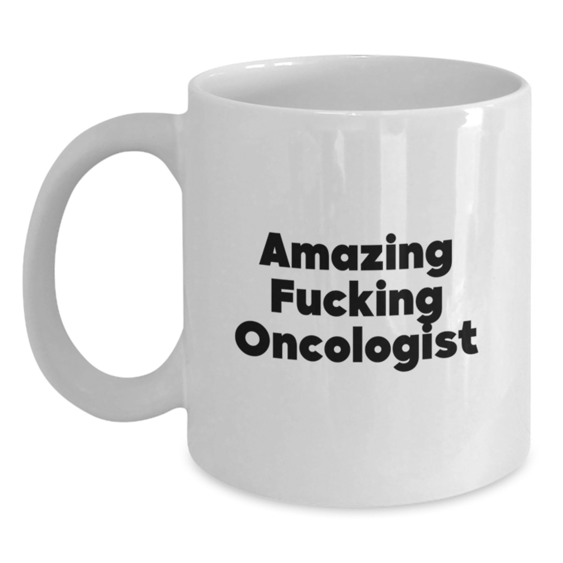 Funny Oncologist Gifts from Friends for Oncologist, White Coffee Mug Christmas Unique - Main