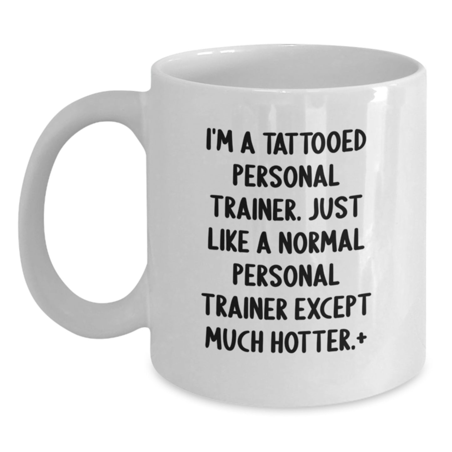 Funny Personal Trainer Gifts for Men, White Coffee Mug, Christmas Unique Presents from Friends to Personal Trainer - Main