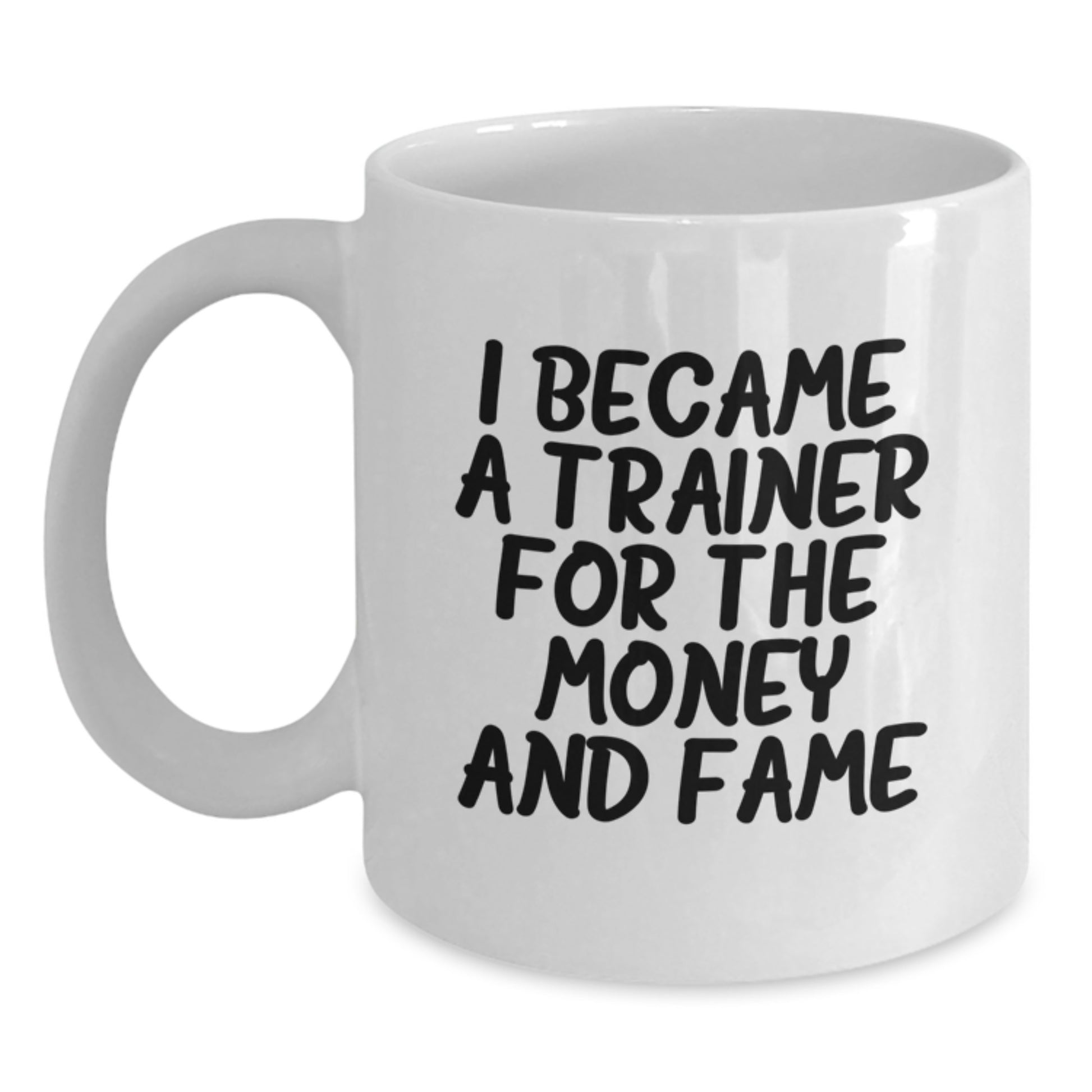 Funny Trainer Gifts for Men and Women, White Coffee Mug, Perfect for Trainer Enthusiasts, Gifts from Friends and Family - Main