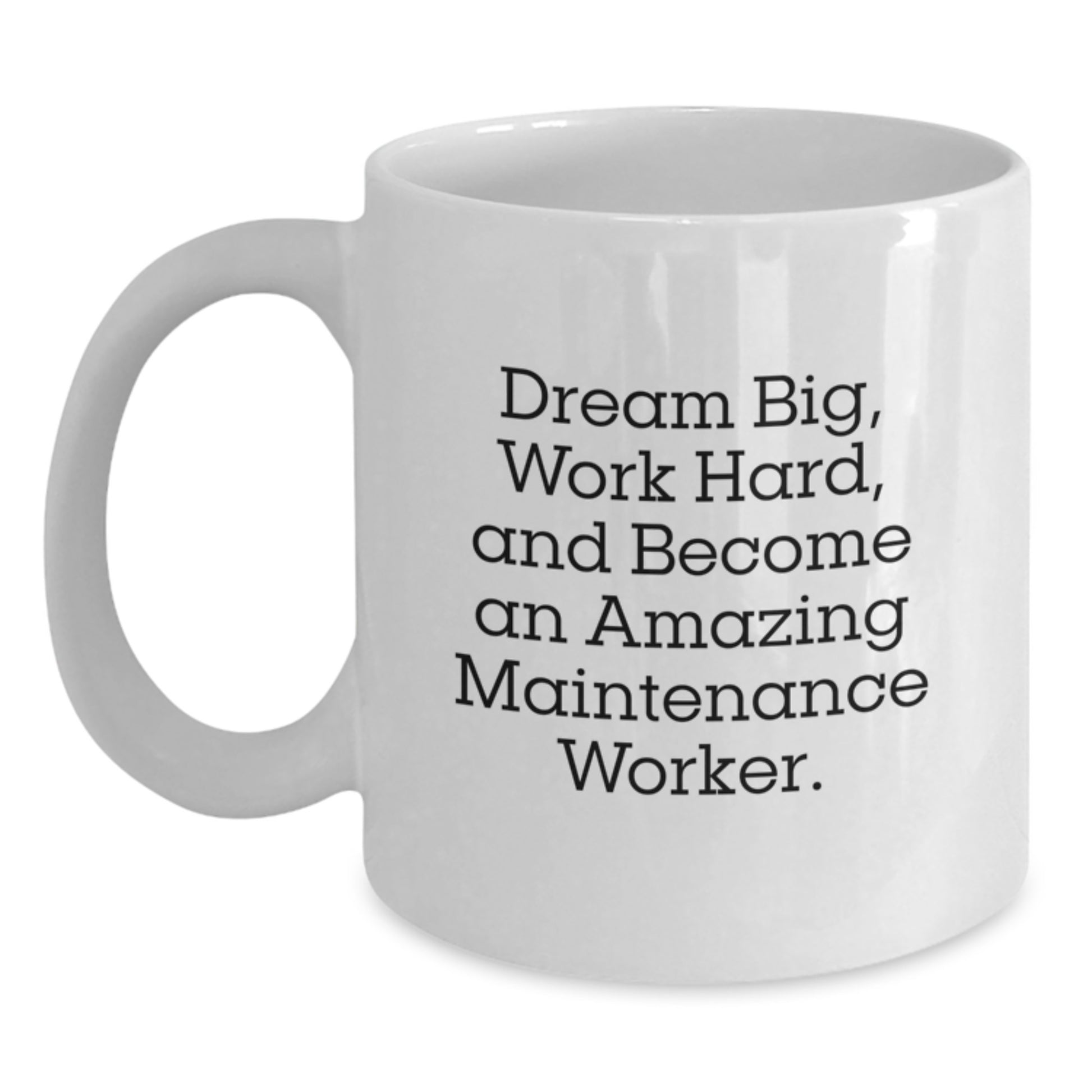 Unique Gifts for Maintenance Worker Men from Coworkers - Funny Maintenance Worker White Coffee Mug for Christmas Unique Gifts - Main