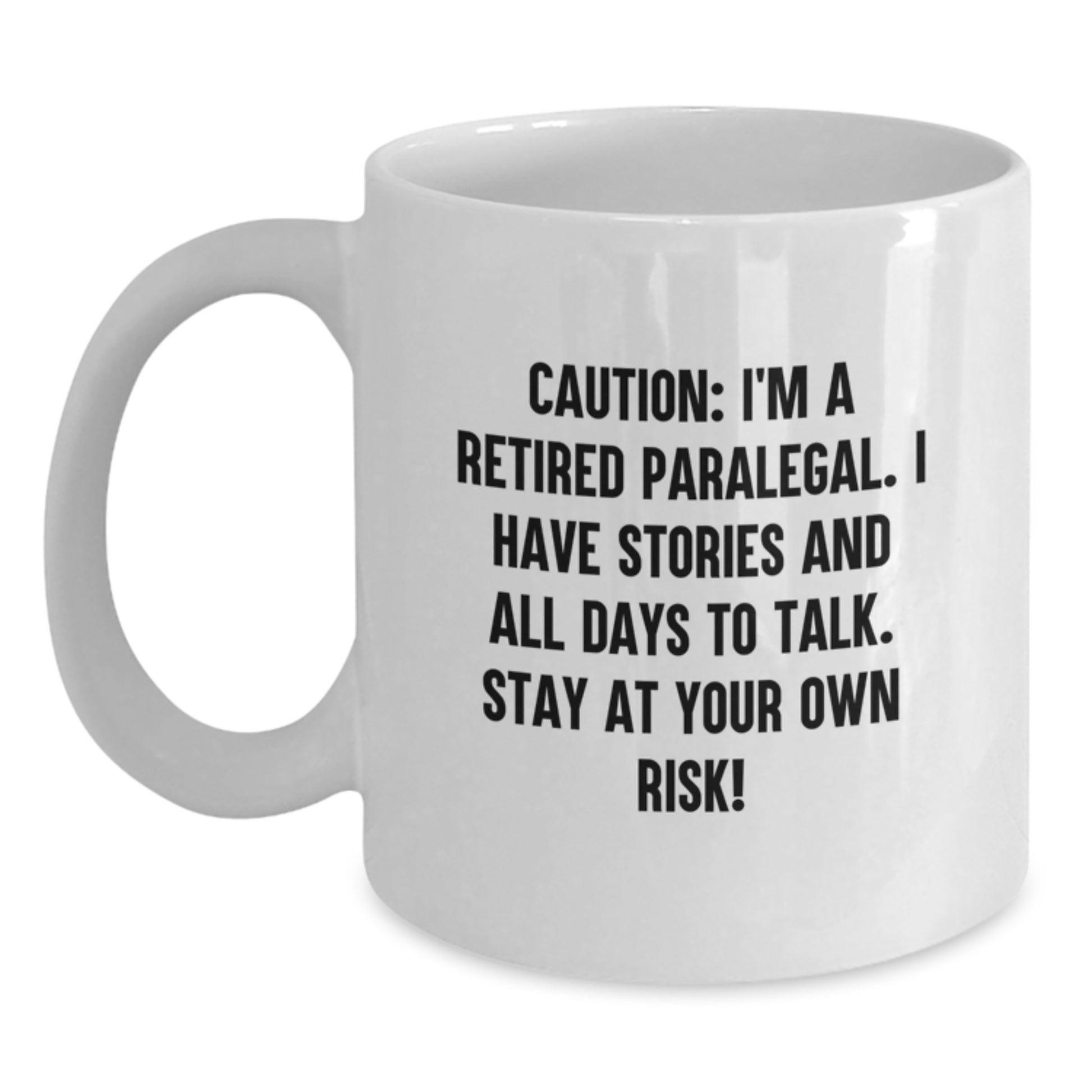 Funny Paralegal Gifts from Friends Christmas Unique Paralegal White Coffee Mugs - Main
