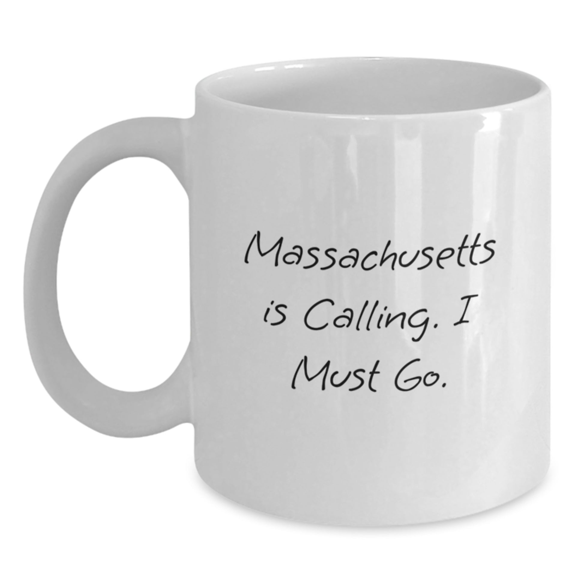 Funny Massachusetts Quote Gifts for Friends from Massachusetts White Coffee Mug, Christmas Unique Gifts, White Coffee Mug for Women, Men, Friends, Family - Main
