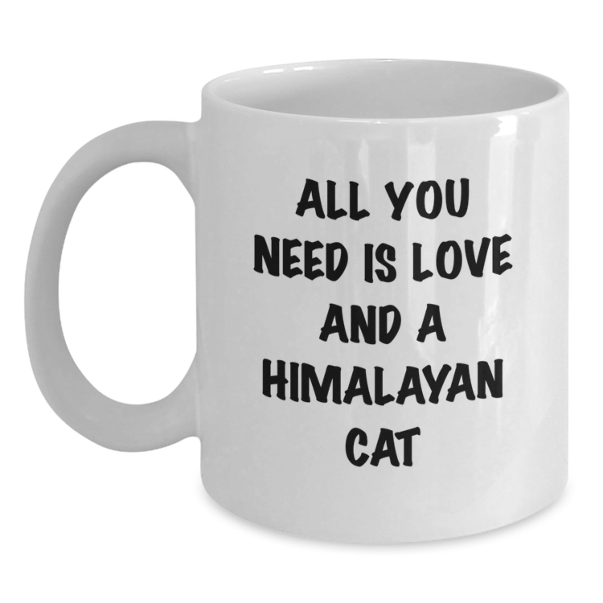 Himalayan Cat Gifts, Funny White Coffee Mug for Graduation, Gifts from Family, Ideal Gifts for Himalayan Cat Lovers - Main