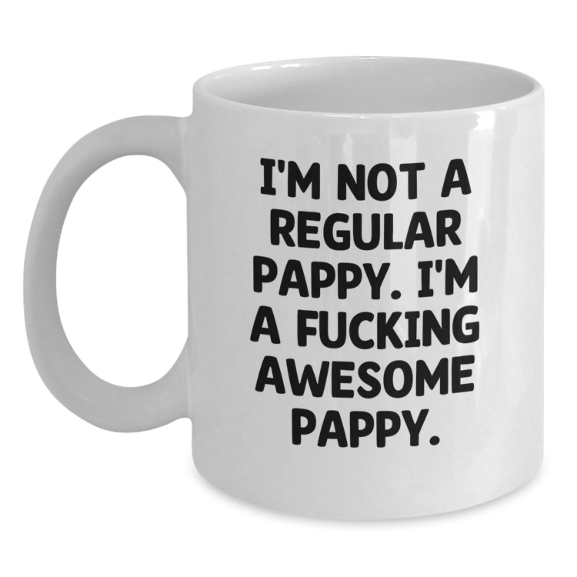 Funny Pappy White Coffee Mug Gifts for Men from Friends, Perfect Unique Christmas Unique Gifts - Main
