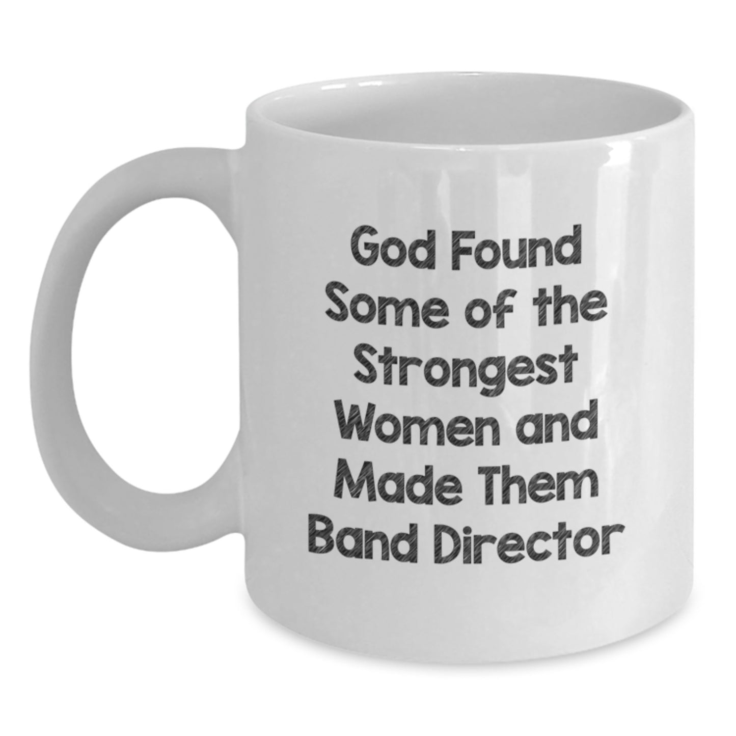 Funny Band Director Gifts from Men to Women - White Coffee Mug for Christmas Unique Presents - Main