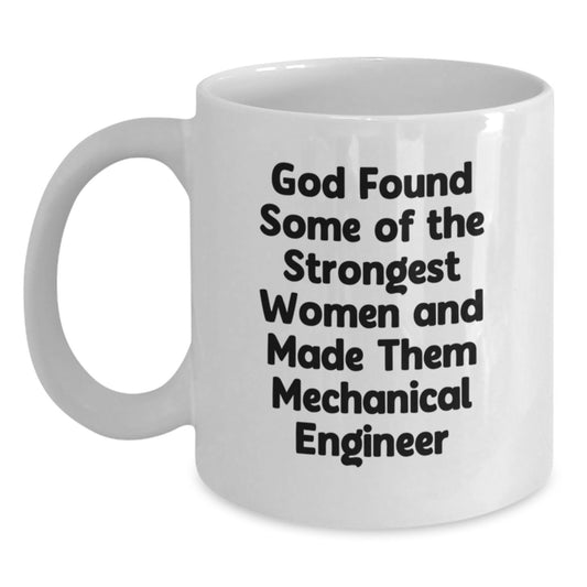 Funny Mechanical Engineer Gift, Inspirational White Coffee Mug for Christmas Unique Gifts from Family, Friends, Coworkers to Mechanical Engineer, Women, Men - Main